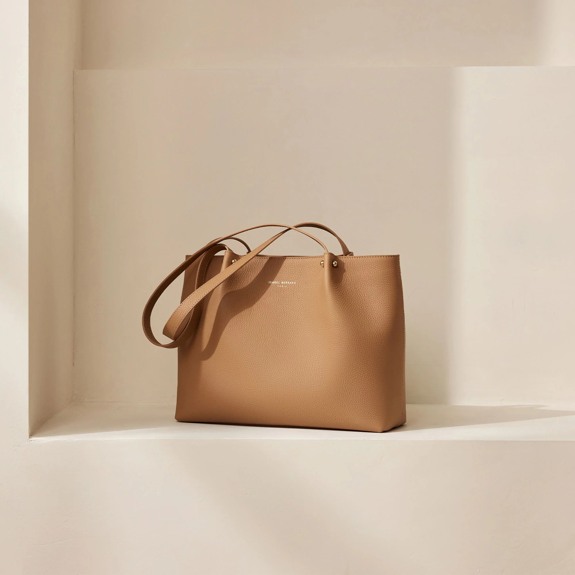 Honoré Nata camel leather shopper calfskin leather - Image 4