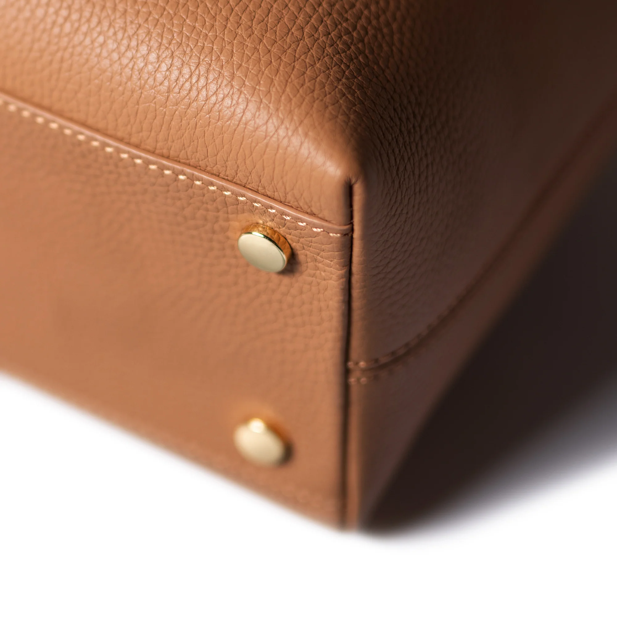 Honoré Nata camel leather shopper calfskin leather - Image 8