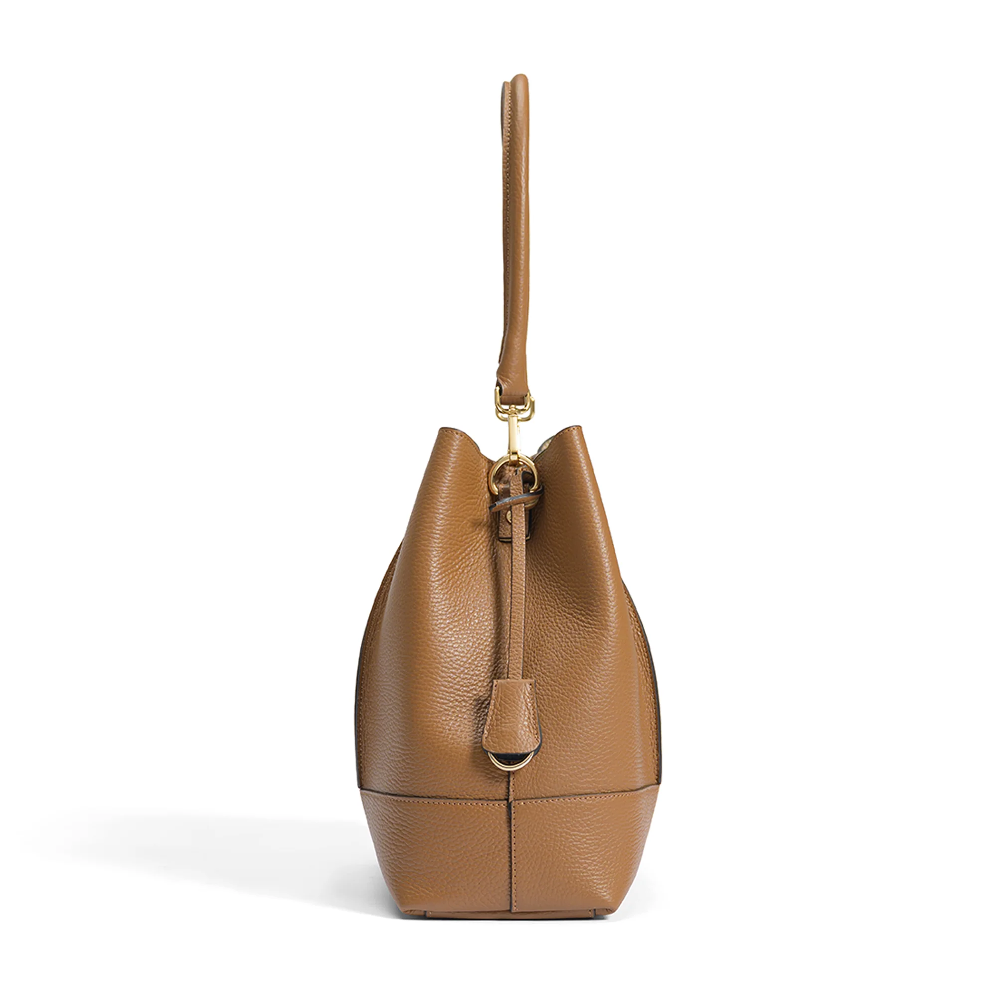 Femme Forte Macie cognac calfskin leather shoulder bag - Image 4