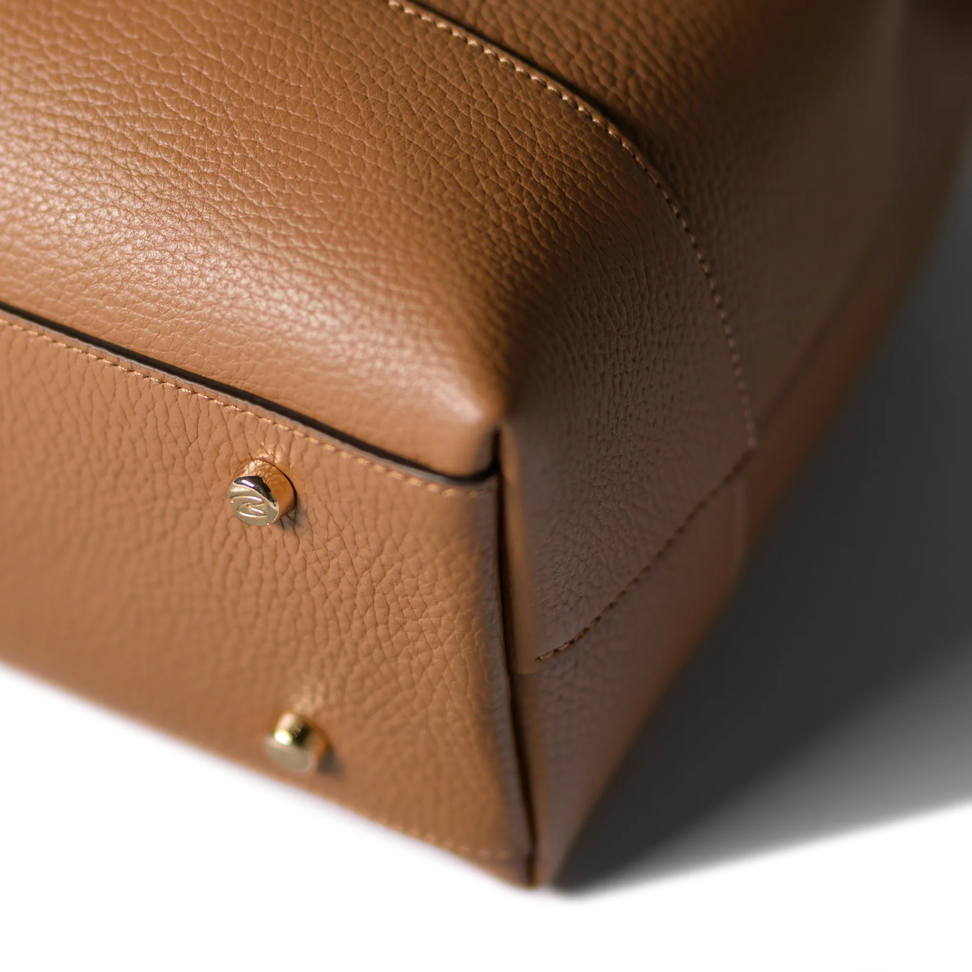 Femme Forte Macie cognac calfskin leather shoulder bag - Image 7