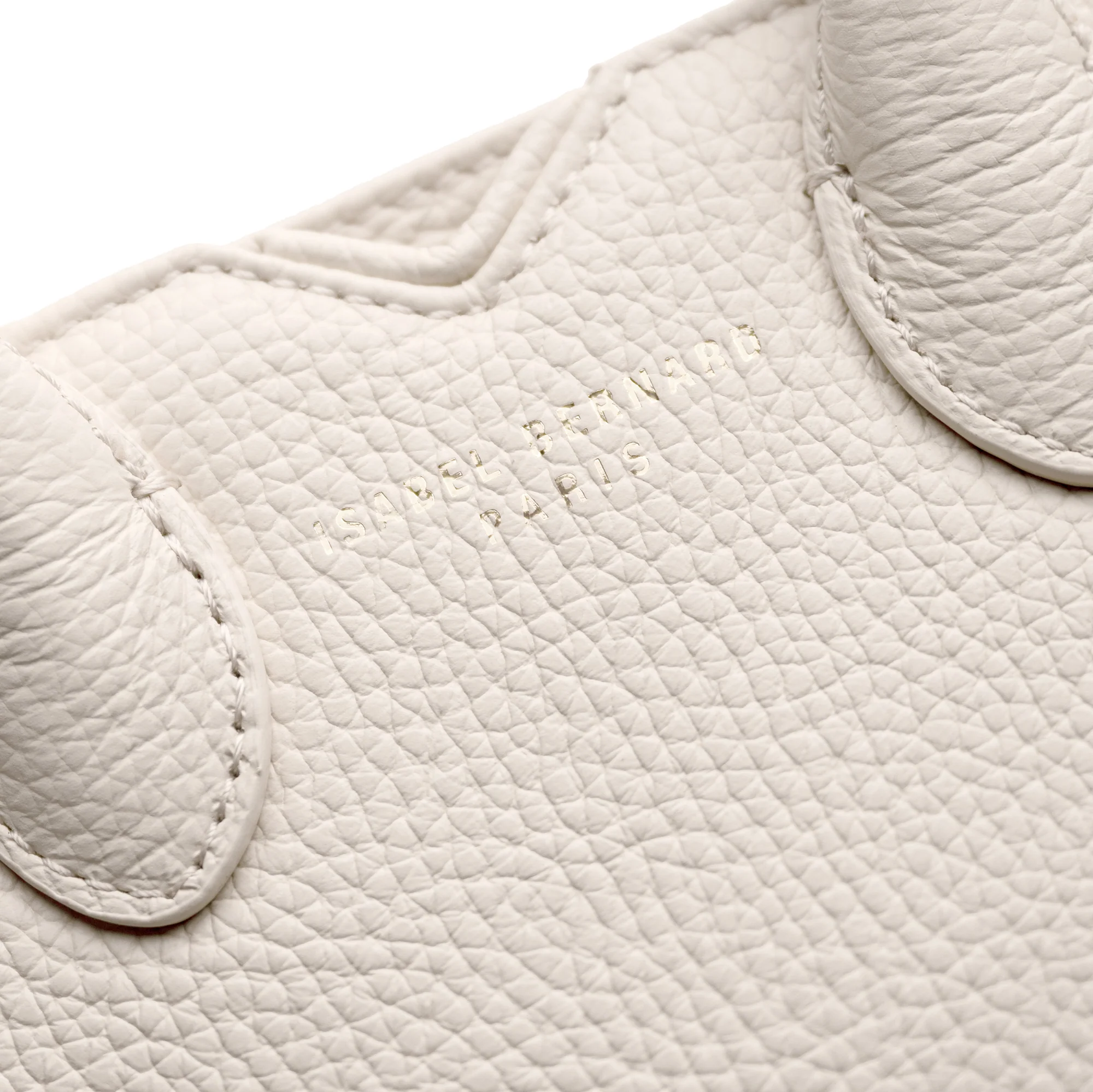 Honoré Cloe Mini cream calfskin leather handbag - Image 6