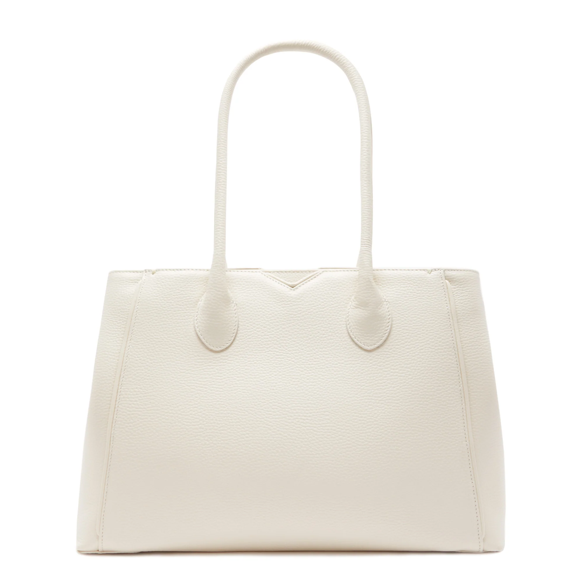 Honoré Cloe cream calfskin leather handbag - Image 6