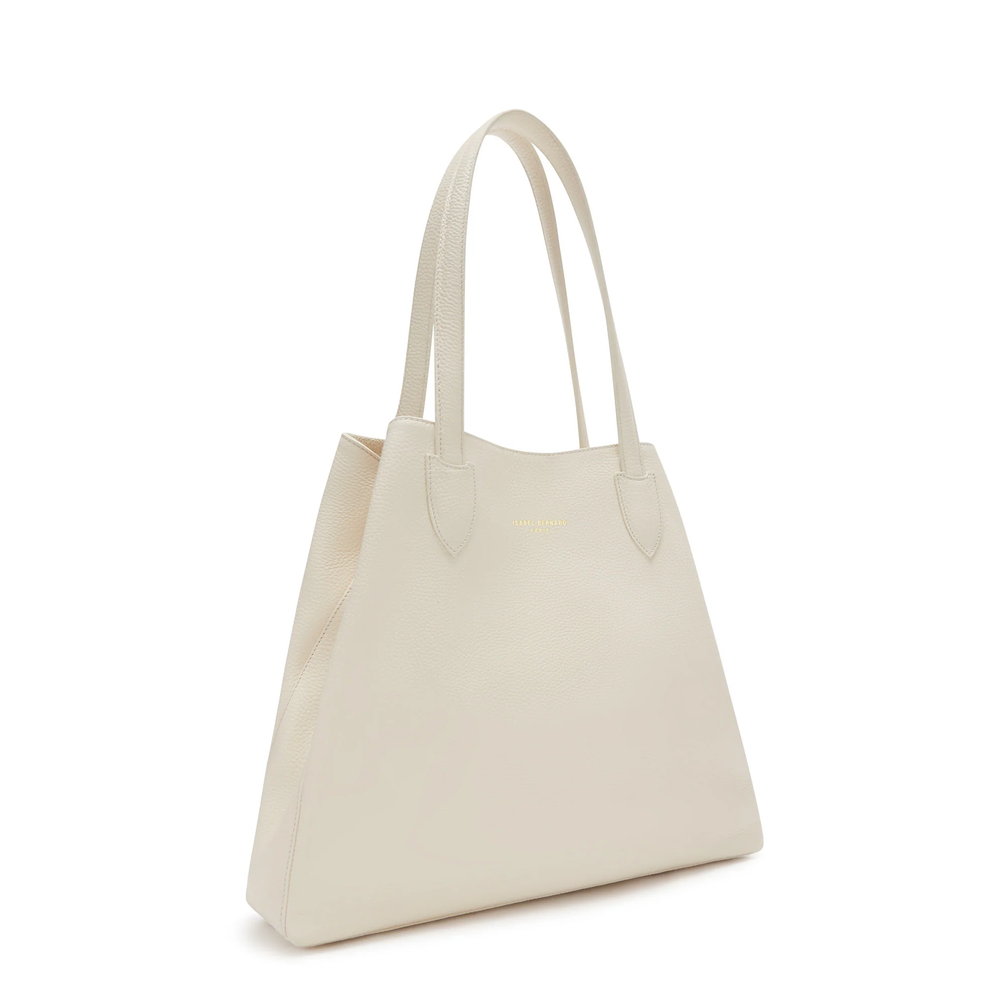 Honoré Francine cream calfskin leather shopper - Image 5
