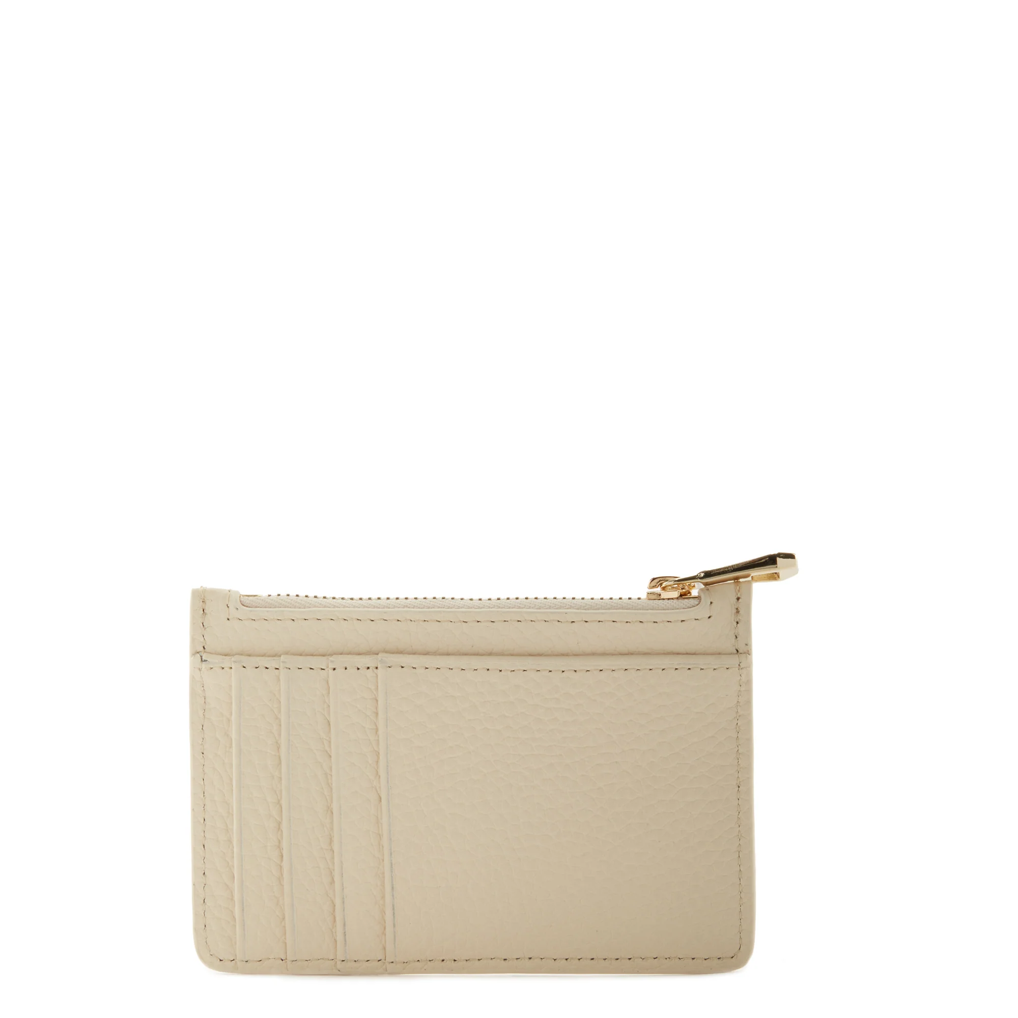 Honoré Aveline cream calfskin leather card holder - Image 6