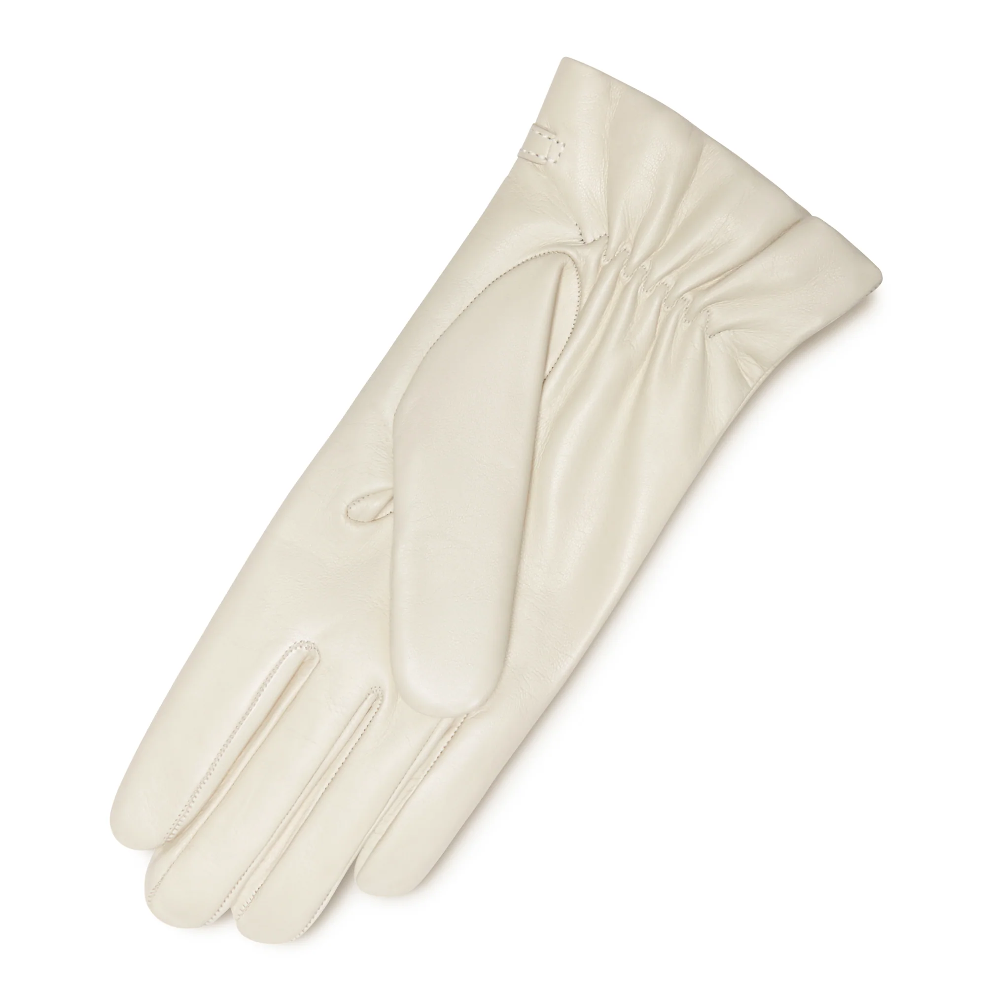 Honoré Marcelia cream goatskin leather gloves - Image 4