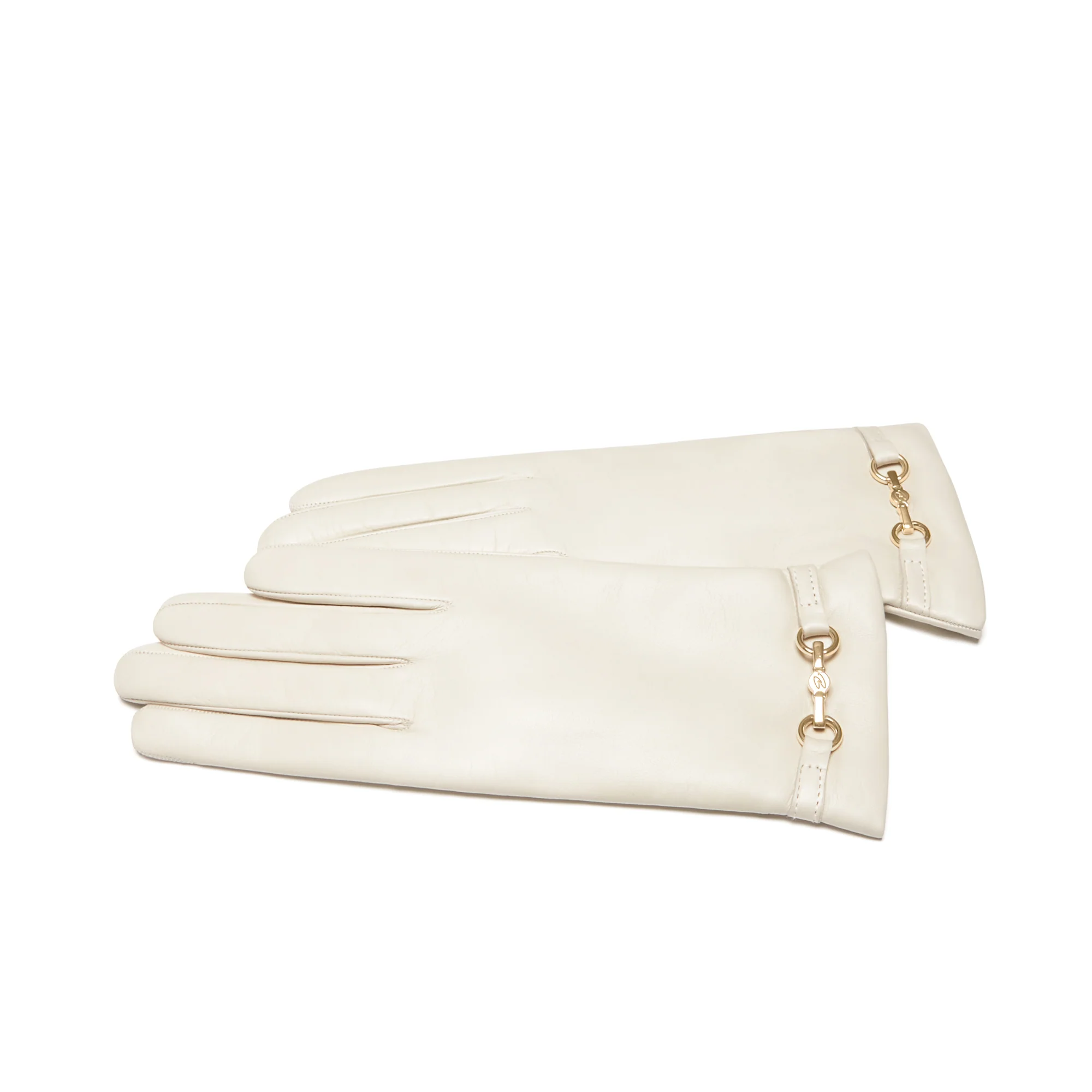 Honoré Marcelia cream goatskin leather gloves - Image 5