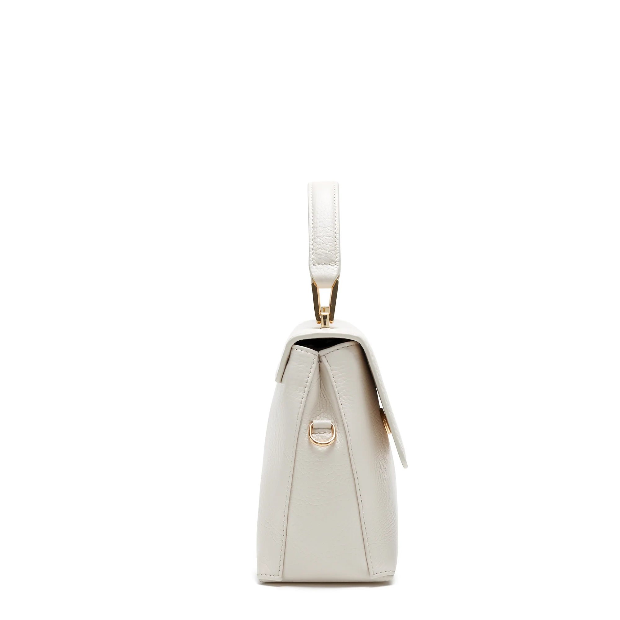 Femme Forte Heline cream calfskin leather handbag - Image 5