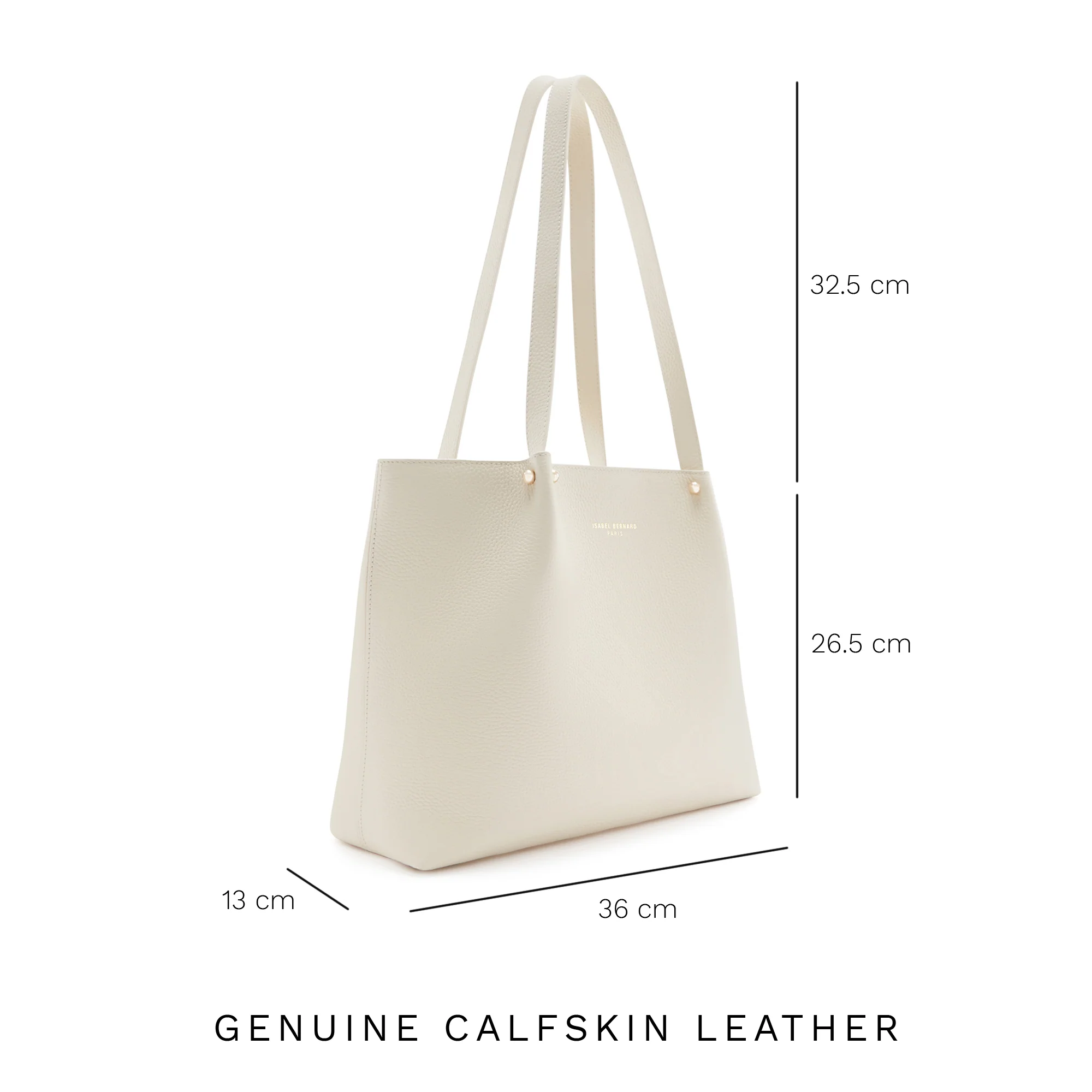Honoré Nata cream leather shopper calfskin leather - Image 12
