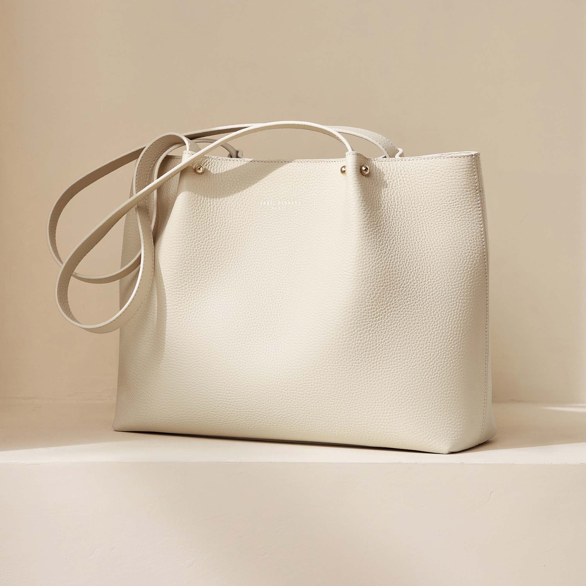 Honoré Nata cream leather shopper calfskin leather - Image 5