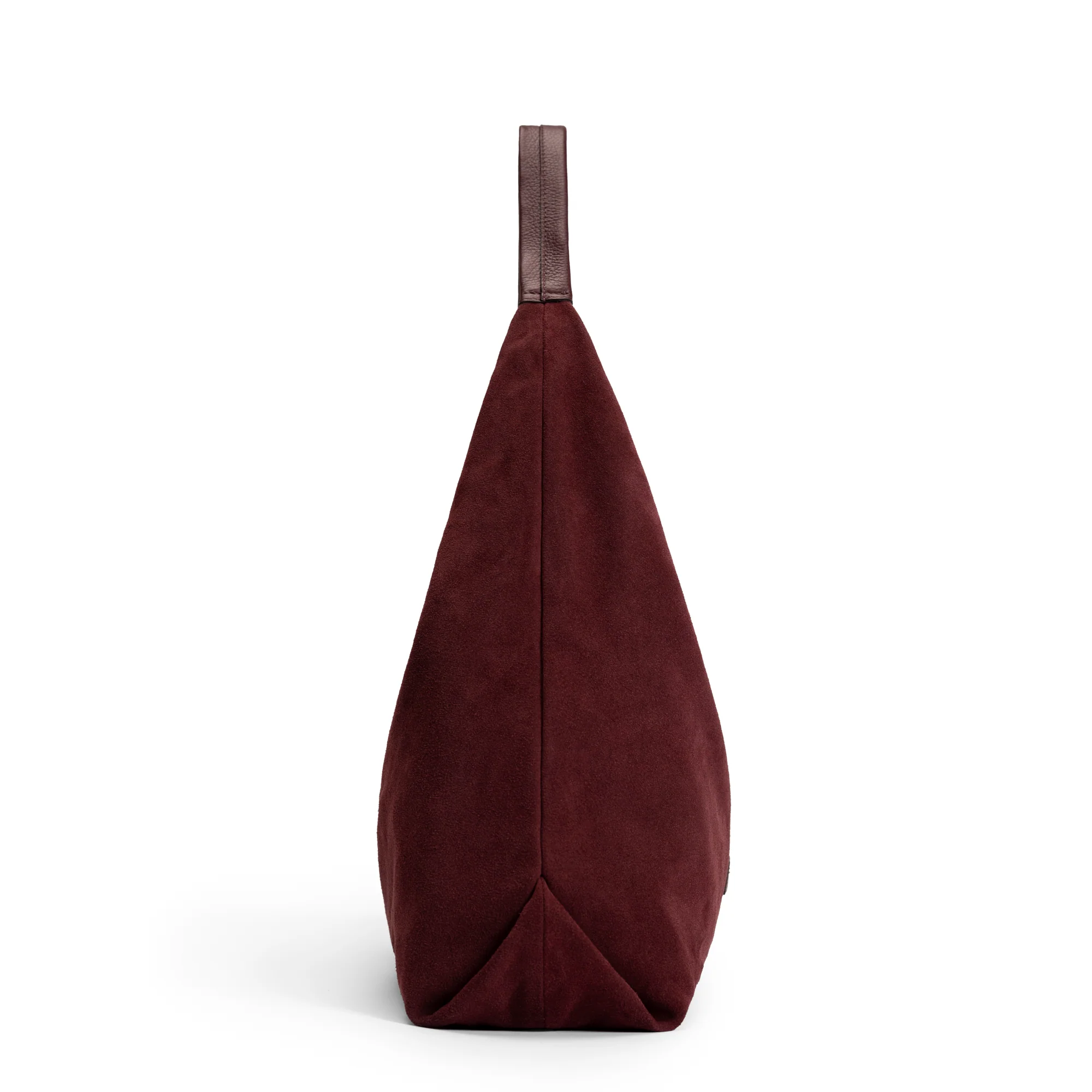 Honoré Grace bordeaux red suede shoulder bag - Image 4