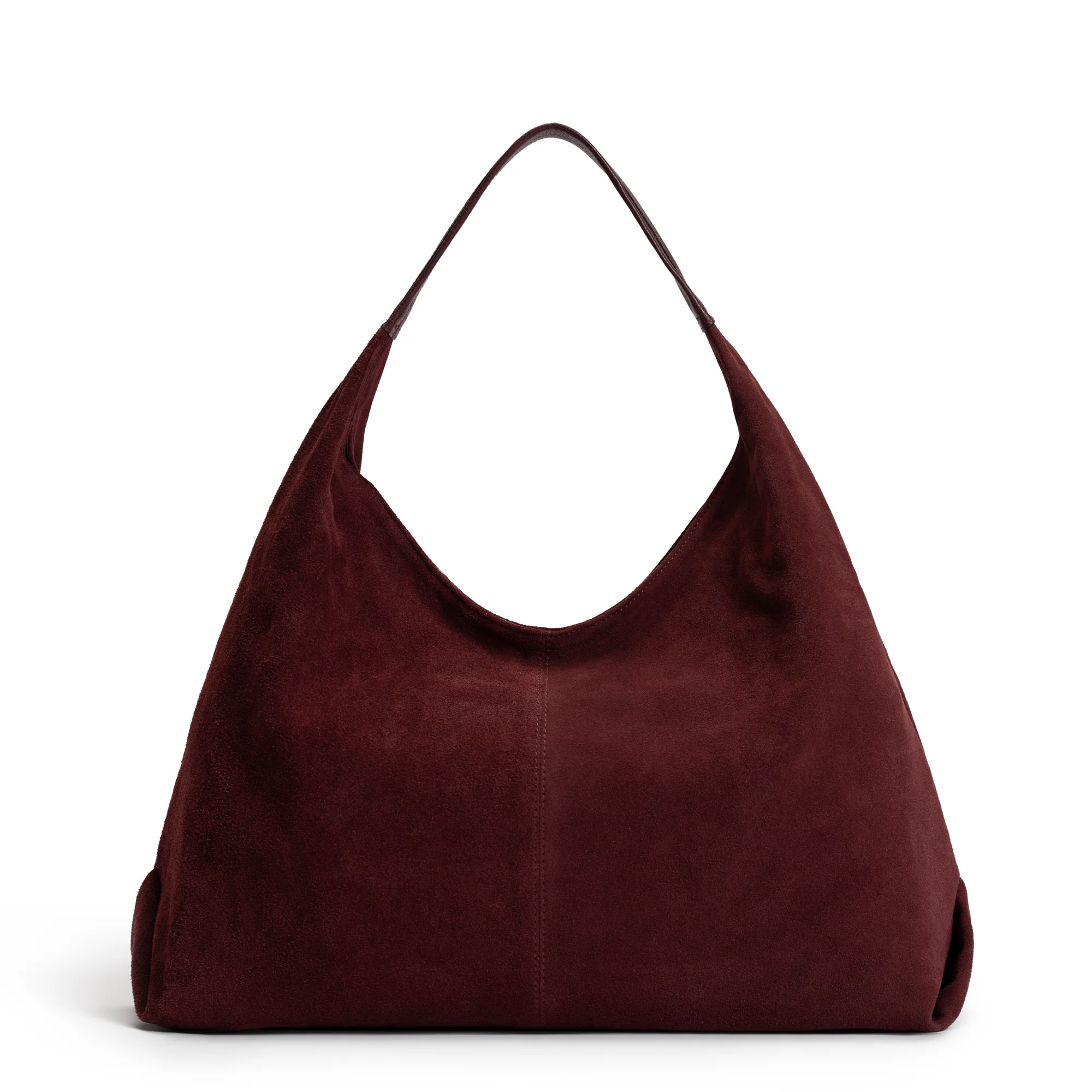 Honoré Grace bordeaux red suede shoulder bag - Image 5