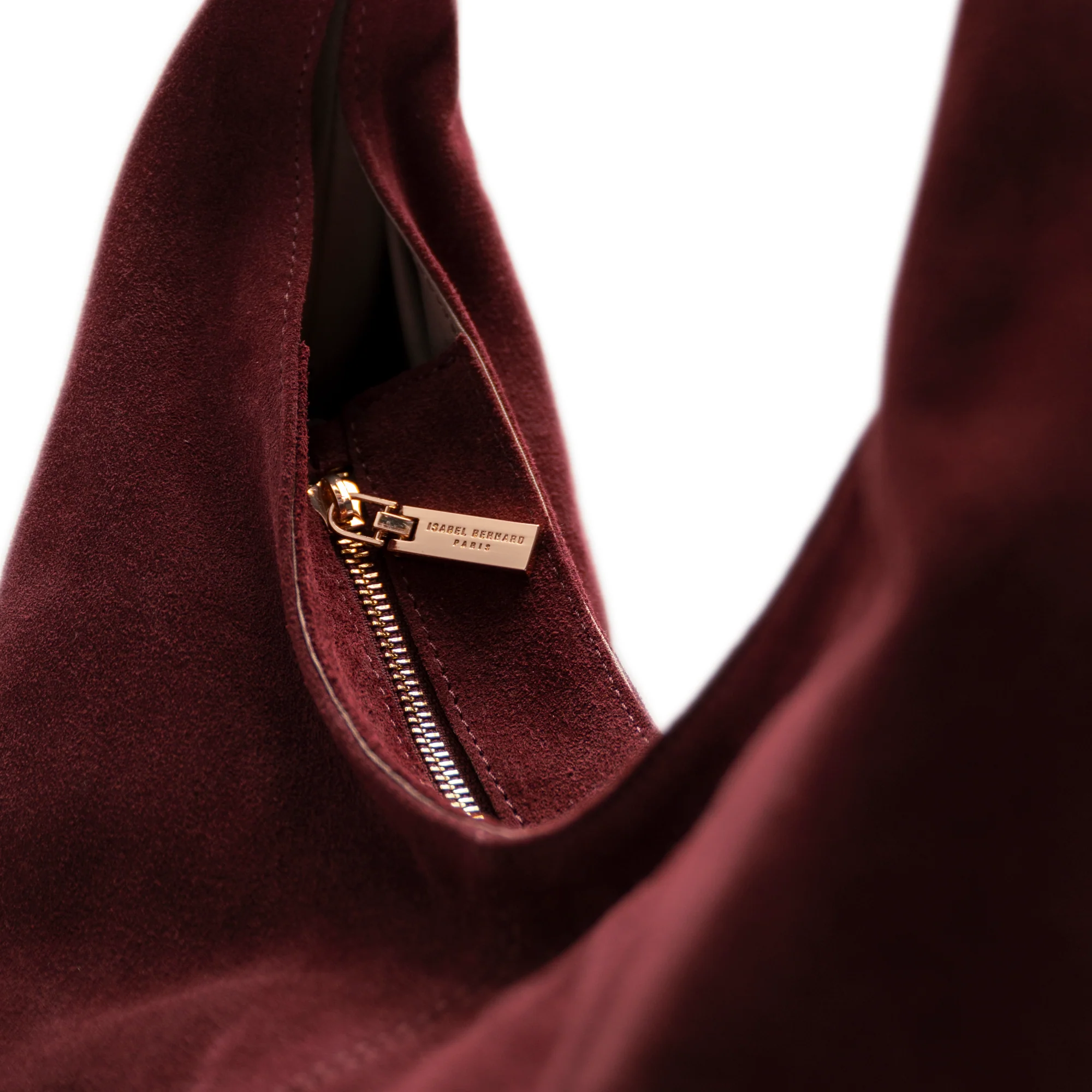Honoré Grace bordeaux red suede shoulder bag - Image 6