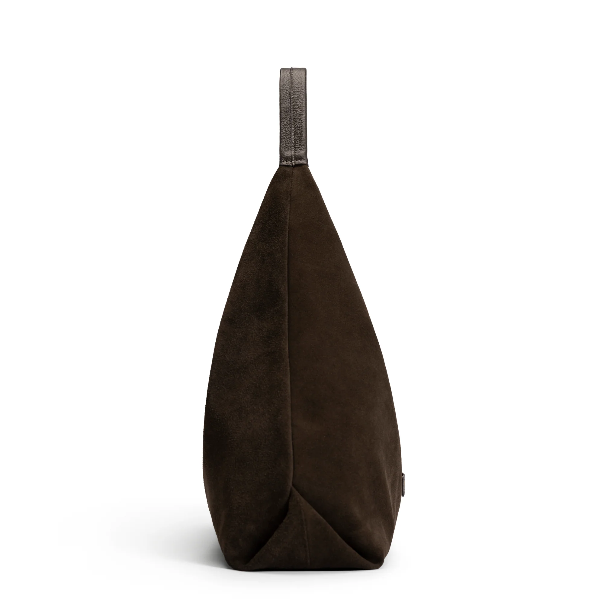 Honoré Grace dark brown suede shoulder bag - Image 4