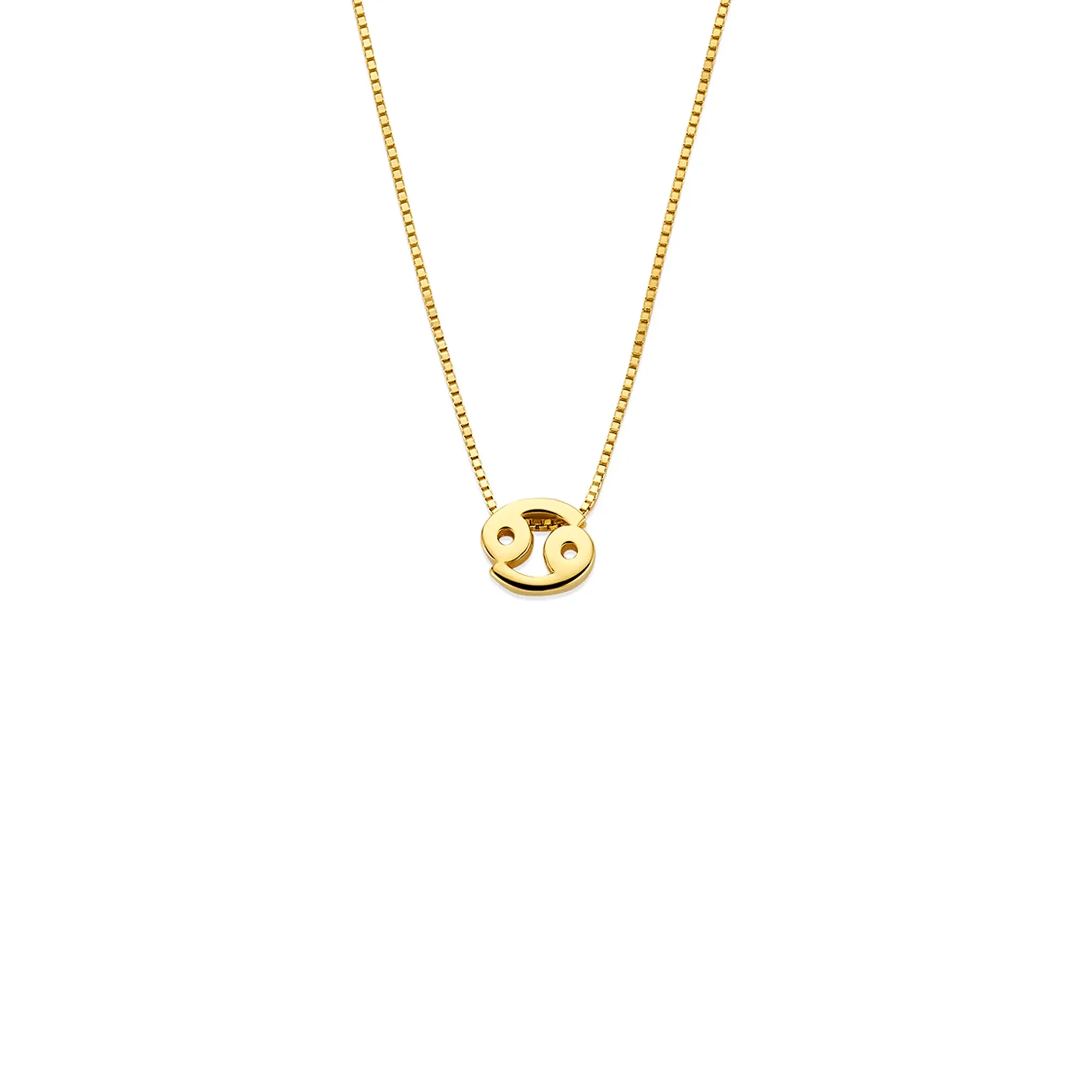Étoiles d’Or Cancer 14 Carat Gold Venetian Necklace With Horoscope - Image 3