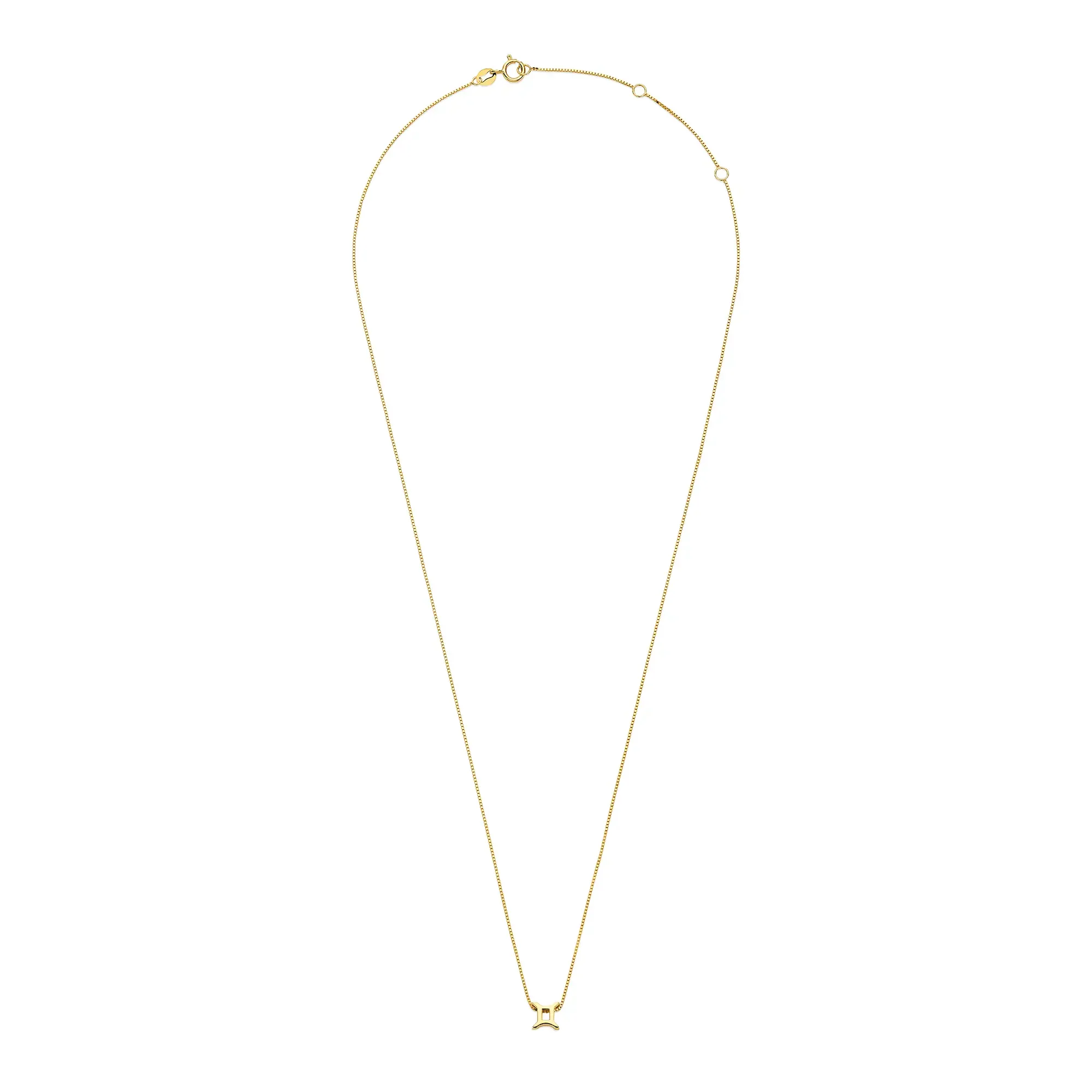 Étoiles d’Or Gemini 14 Carat Gold Venetian Necklace With Horoscope - Image 5