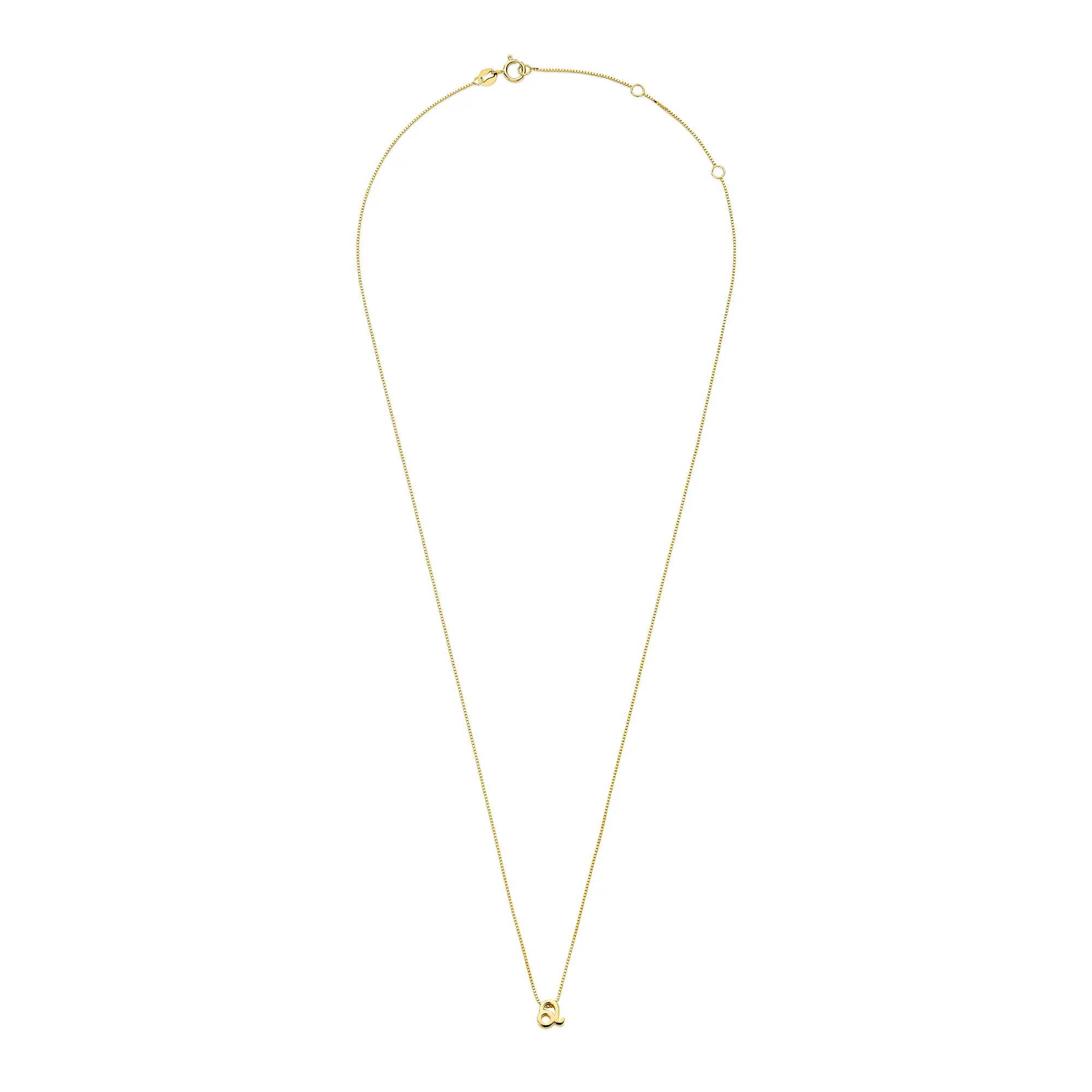 Étoiles d’Or Leo 14 Carat Gold Venetian Necklace With Horoscope - Image 5