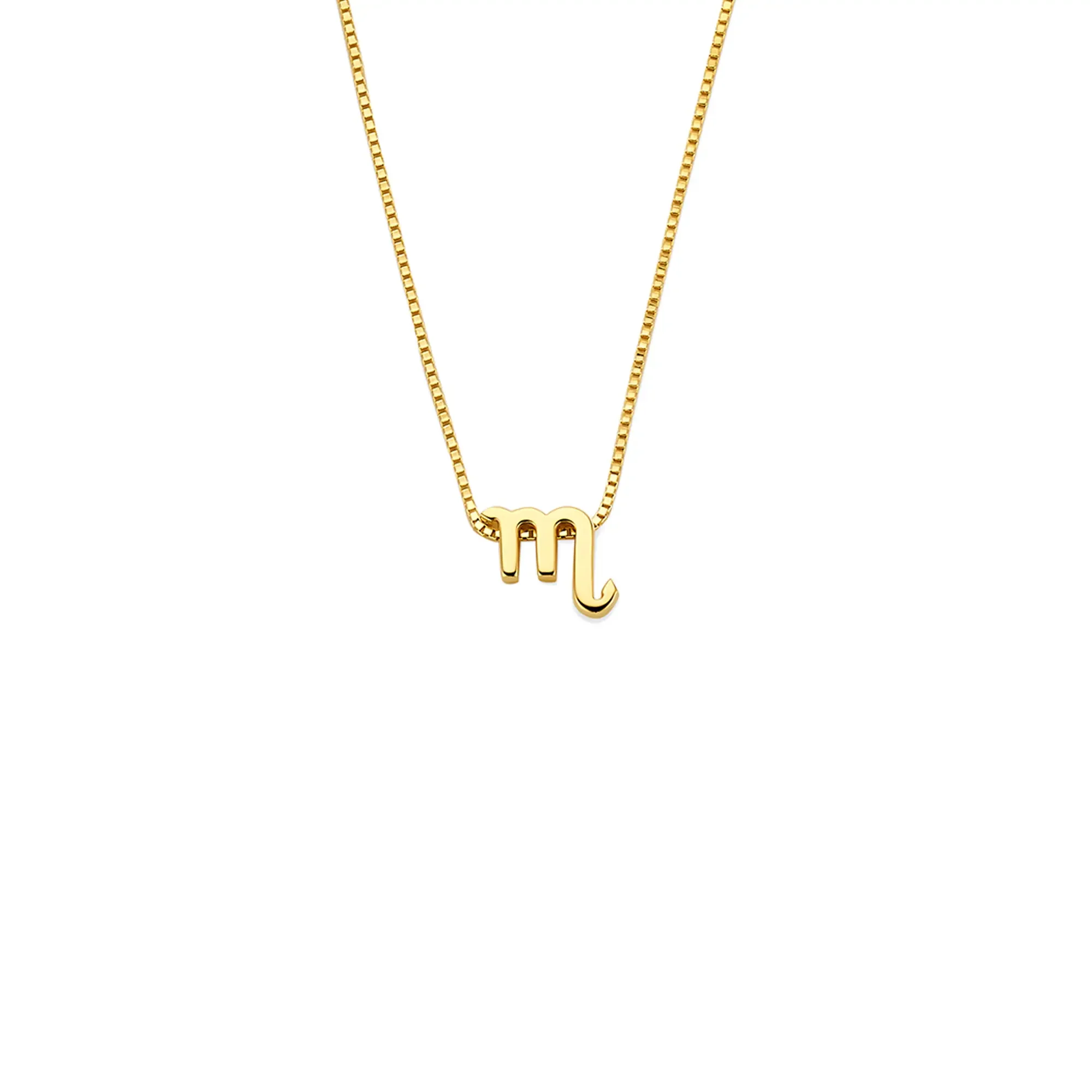 Étoiles d’Or Scorpio 14 Carat Gold Venetian Necklace With Horoscope - Image 3