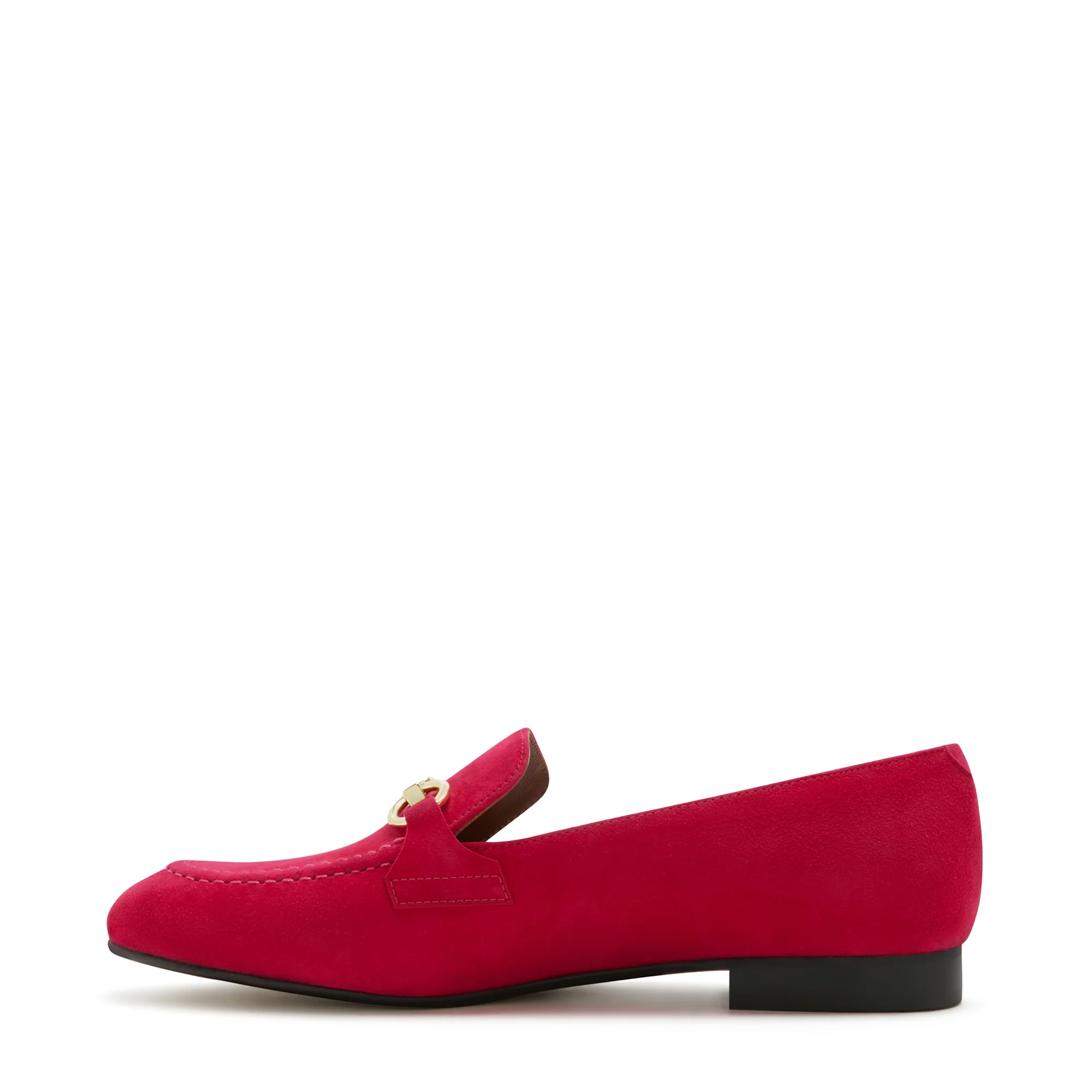 Vendôme Fleur fuchsia suede loafers - Image 4