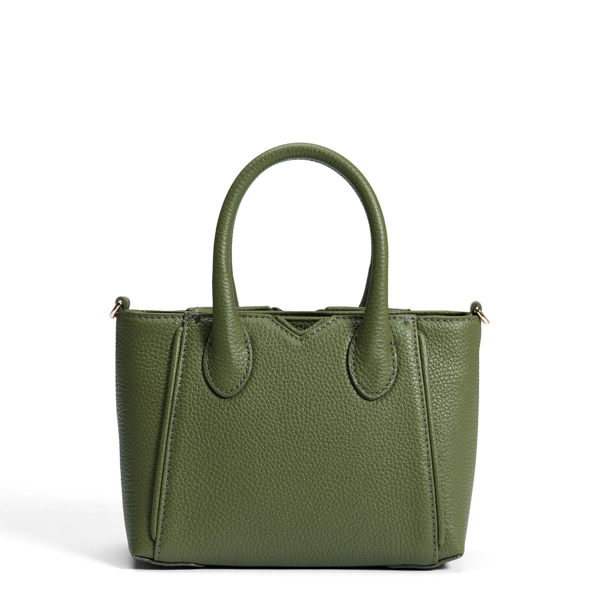 Honoré Cloe Mini green calfskin leather handbag - Image 4
