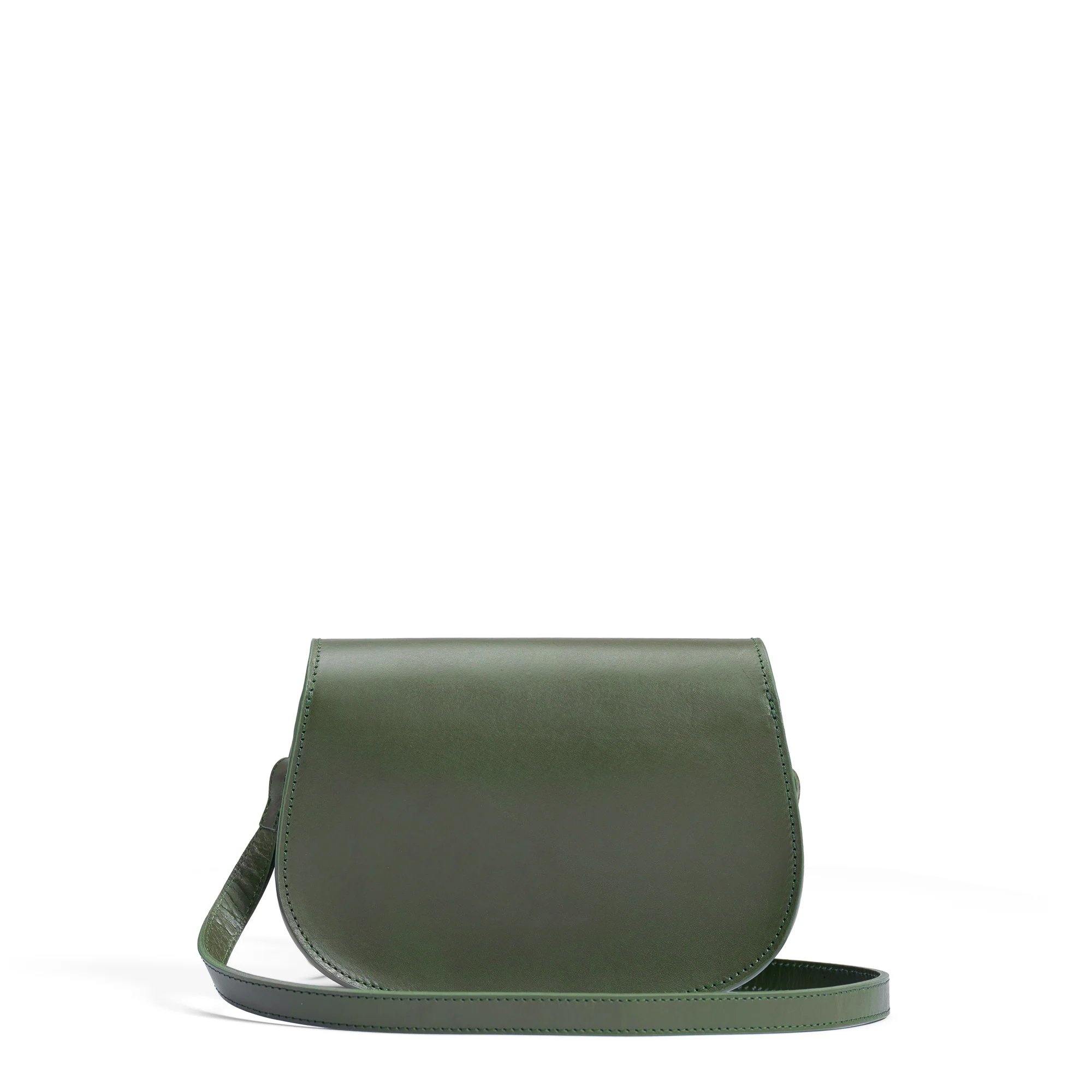 Montmartre Manon green vegetable tanned leather crossbody bag - Image 5