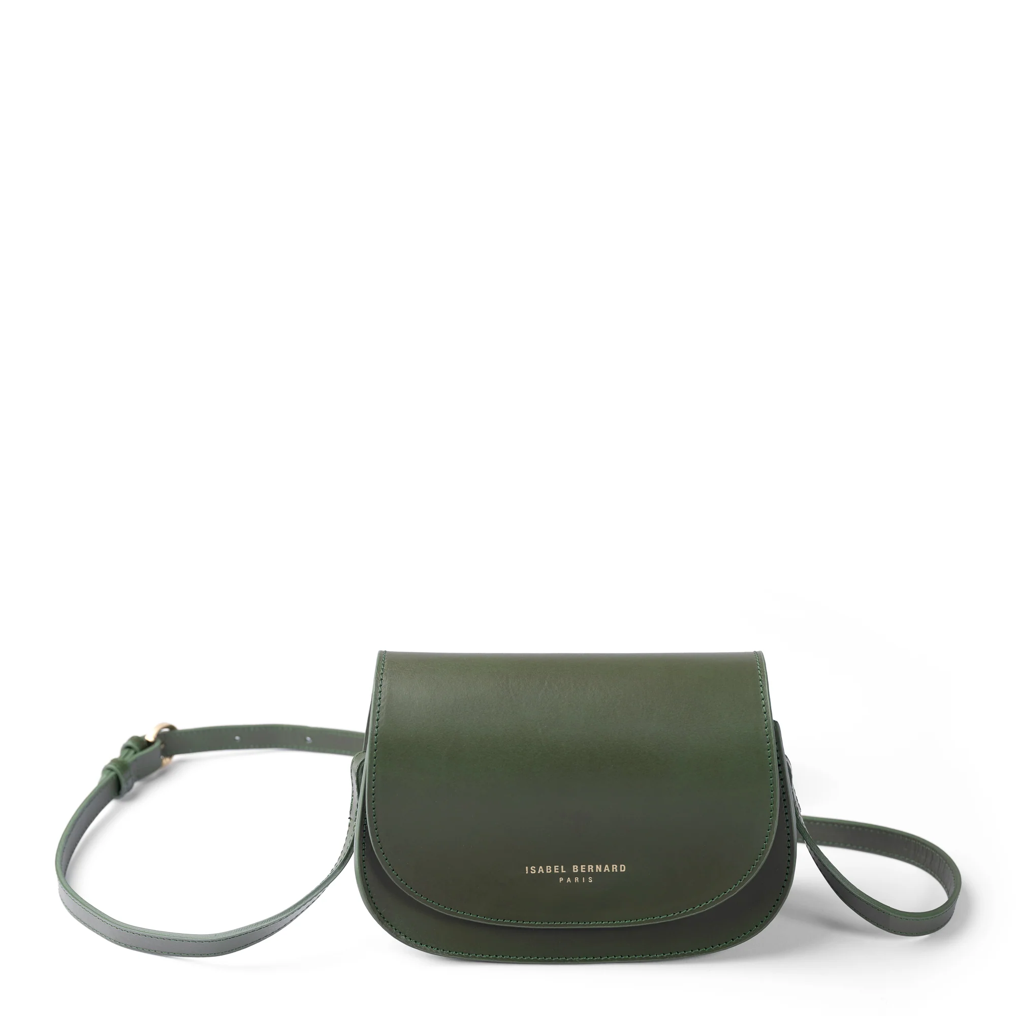 Montmartre Manon green vegetable tanned leather crossbody bag - Image 8