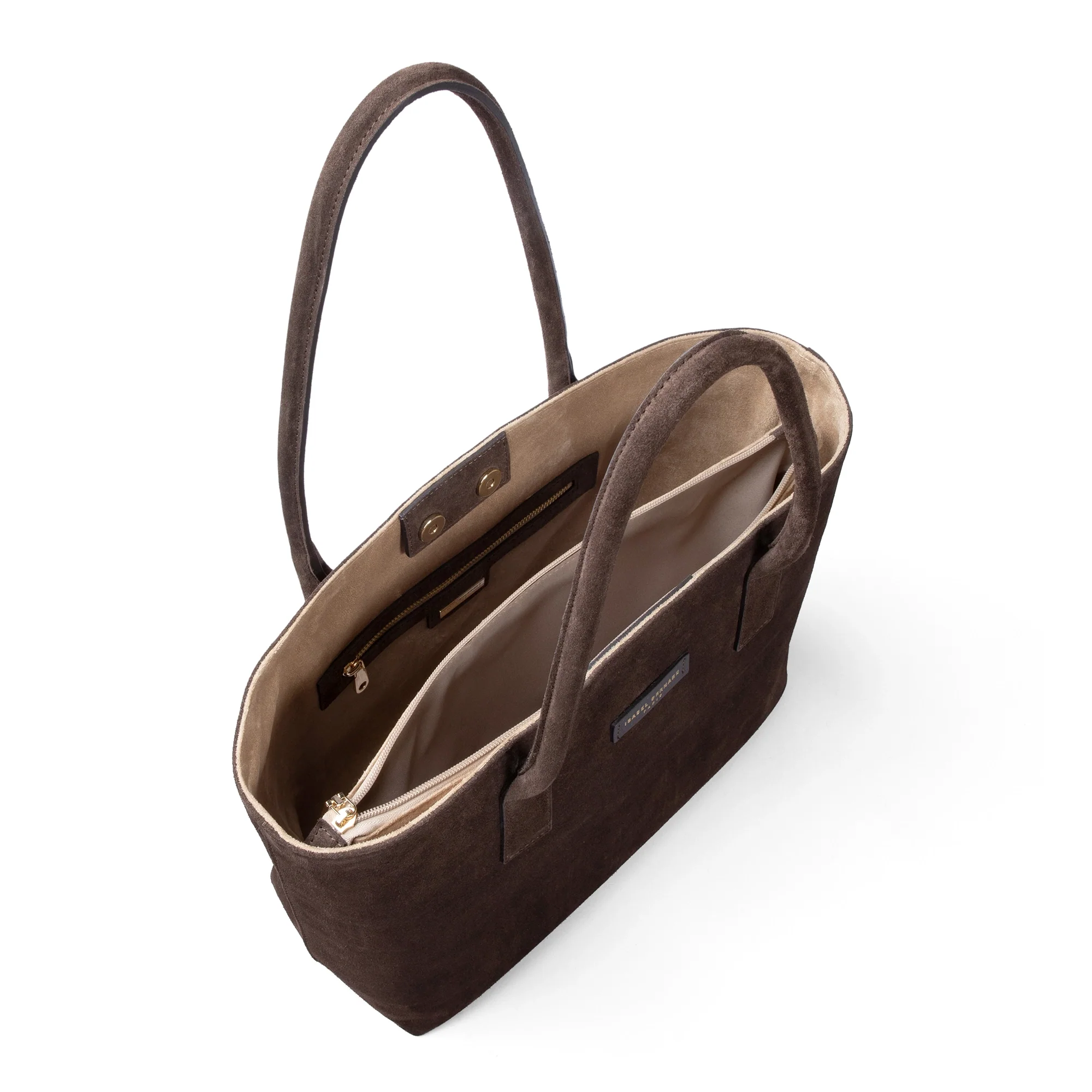 Honoré Elin Dark Brown Suede shoulder bag - Image 4