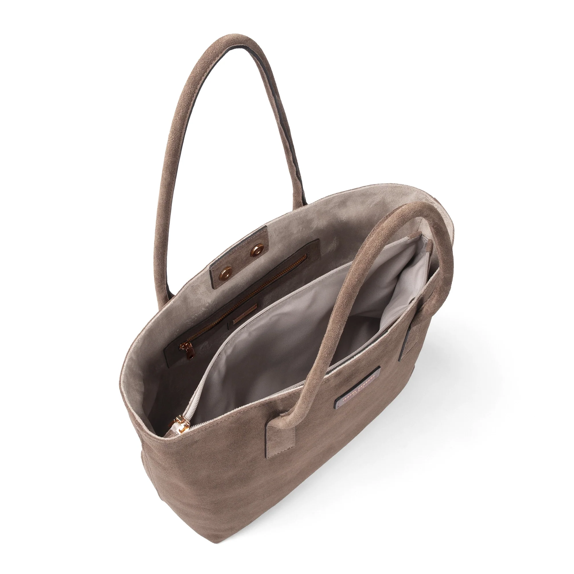 Honoré Elin Taupe Suede shoulder bag - Image 4