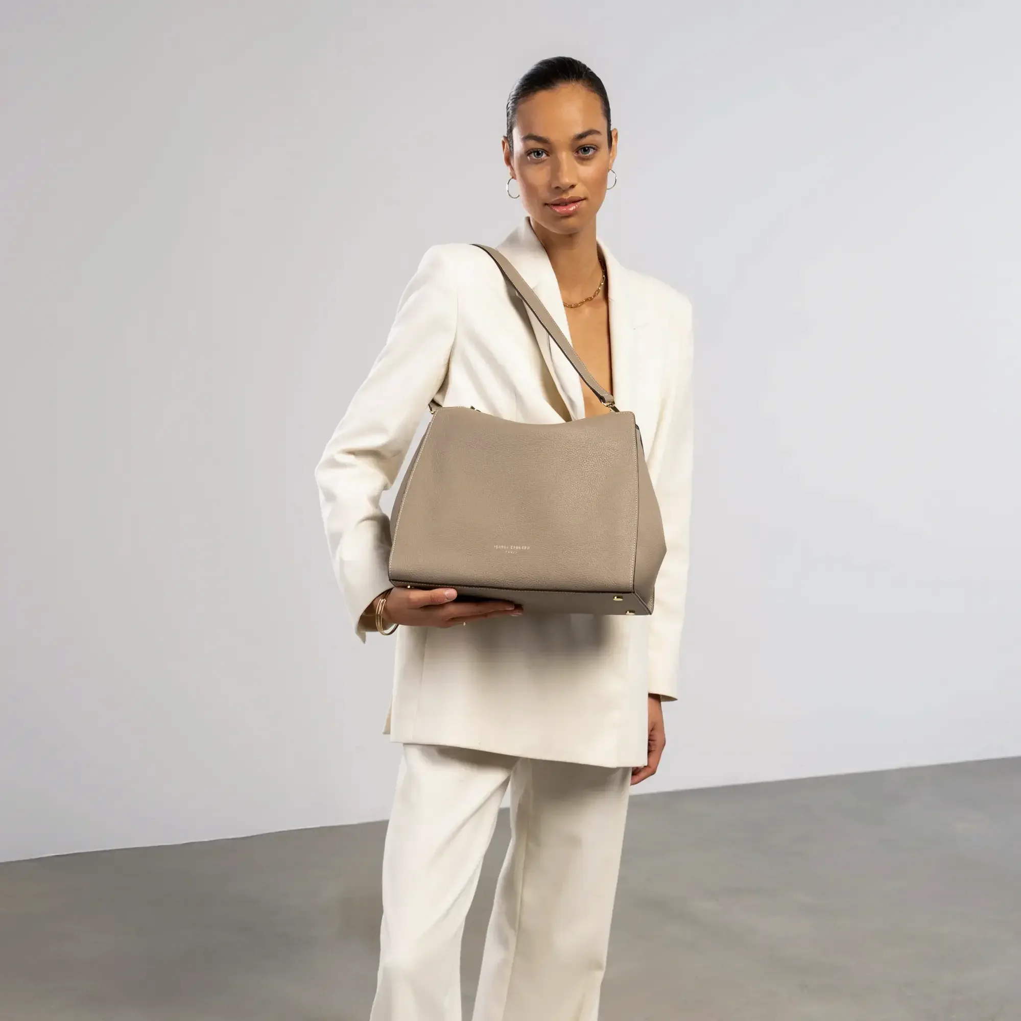 Honoré Emma Taupe Shoulder Bag - Image 3