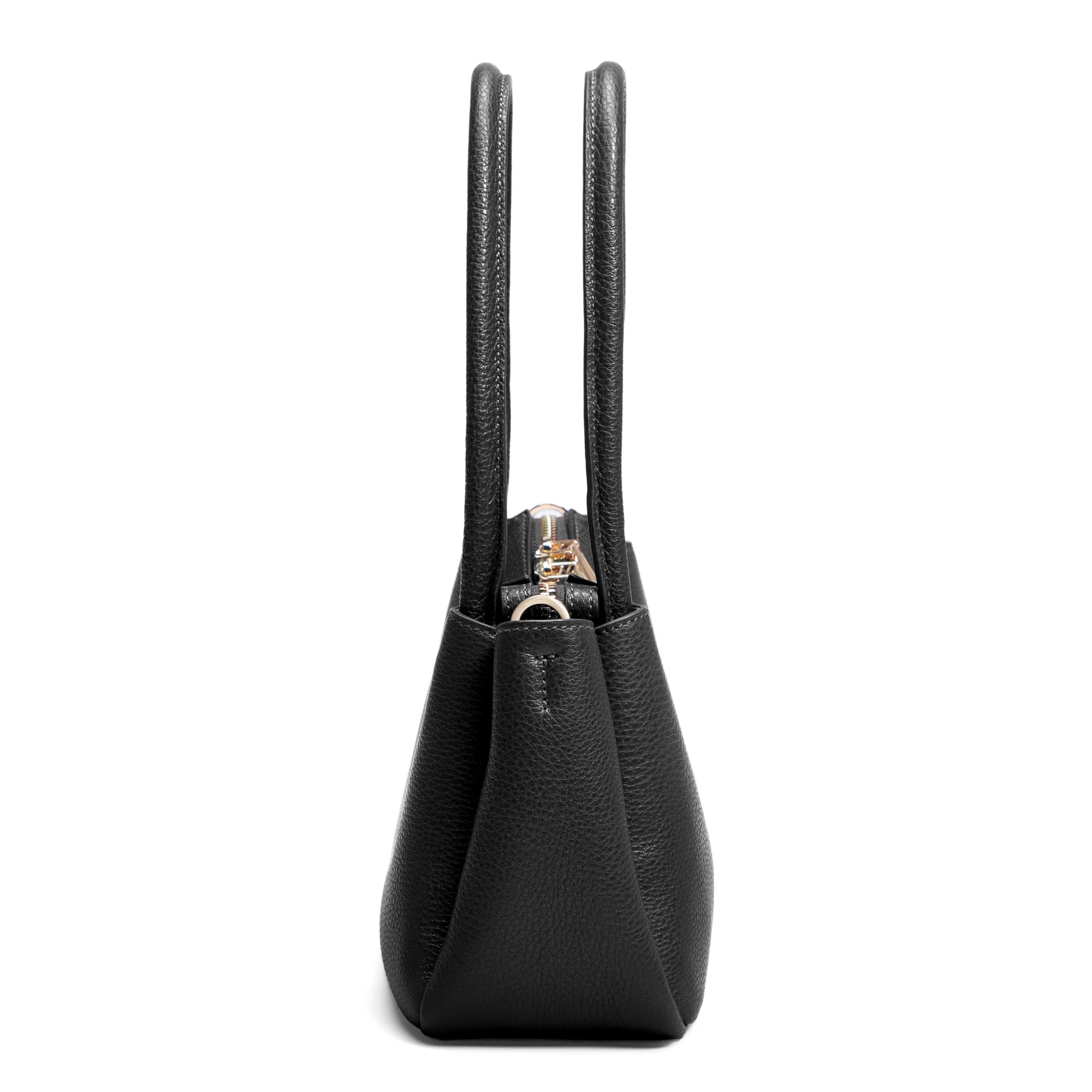 Honoré Eve Black Calfskin Leather handbag - Image 4