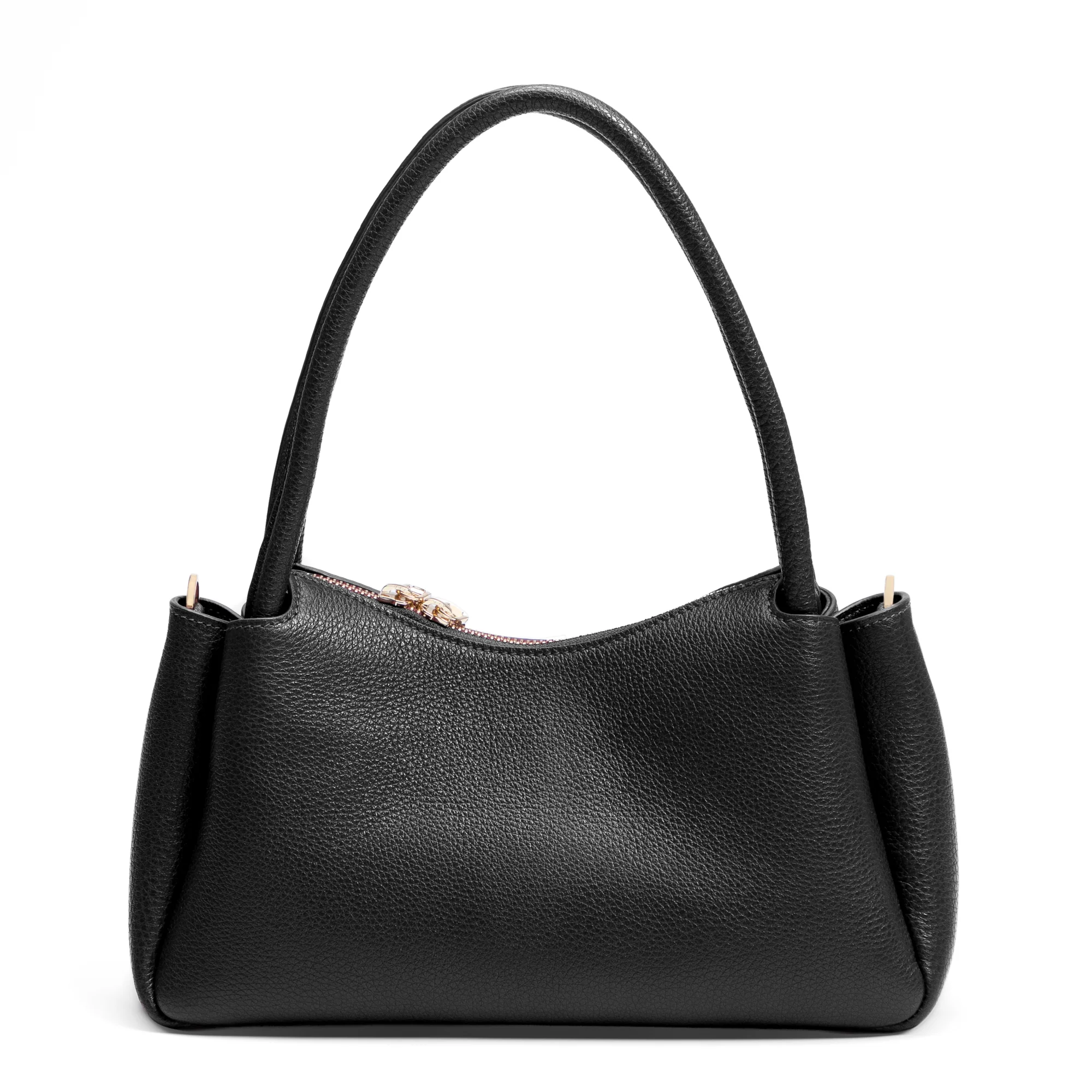Honoré Eve Black Calfskin Leather handbag - Image 5