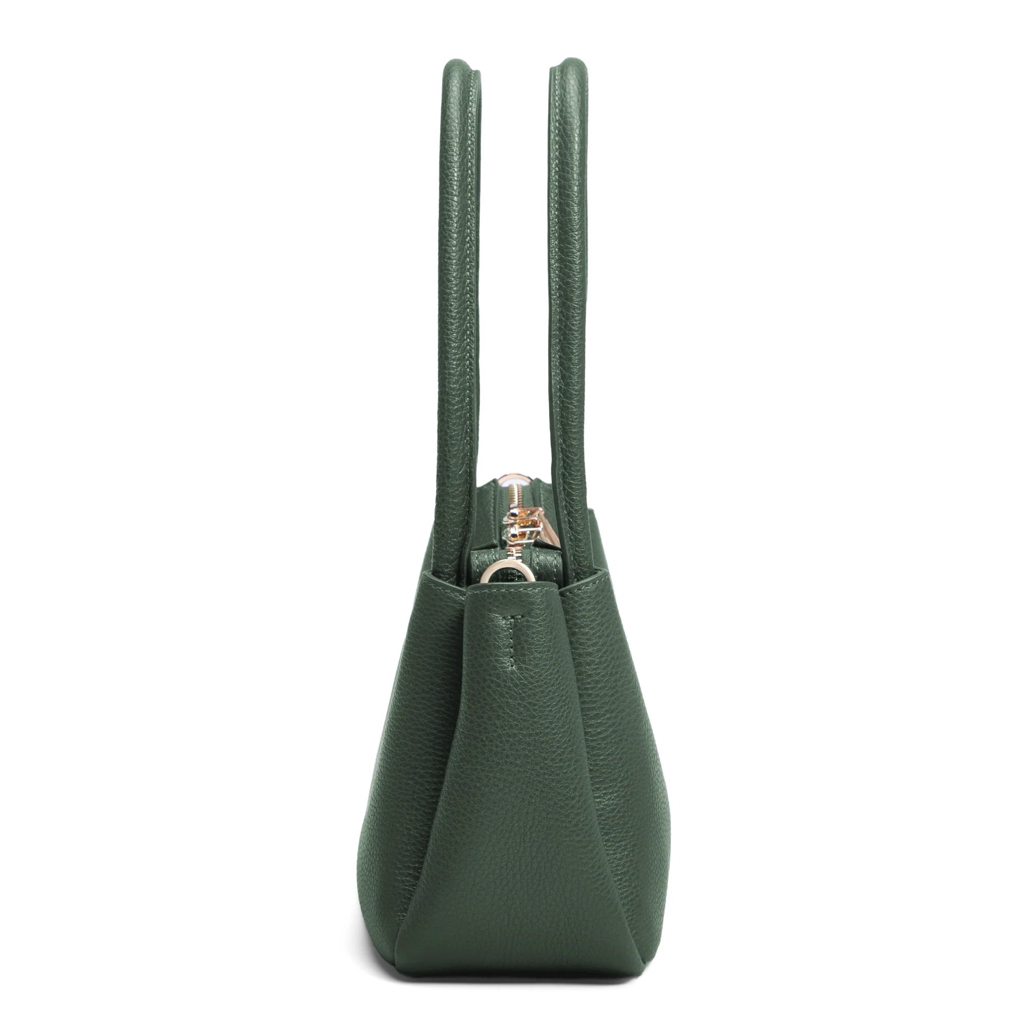 Honoré Eve Dark Green Calfskin Leather handbag - Image 4