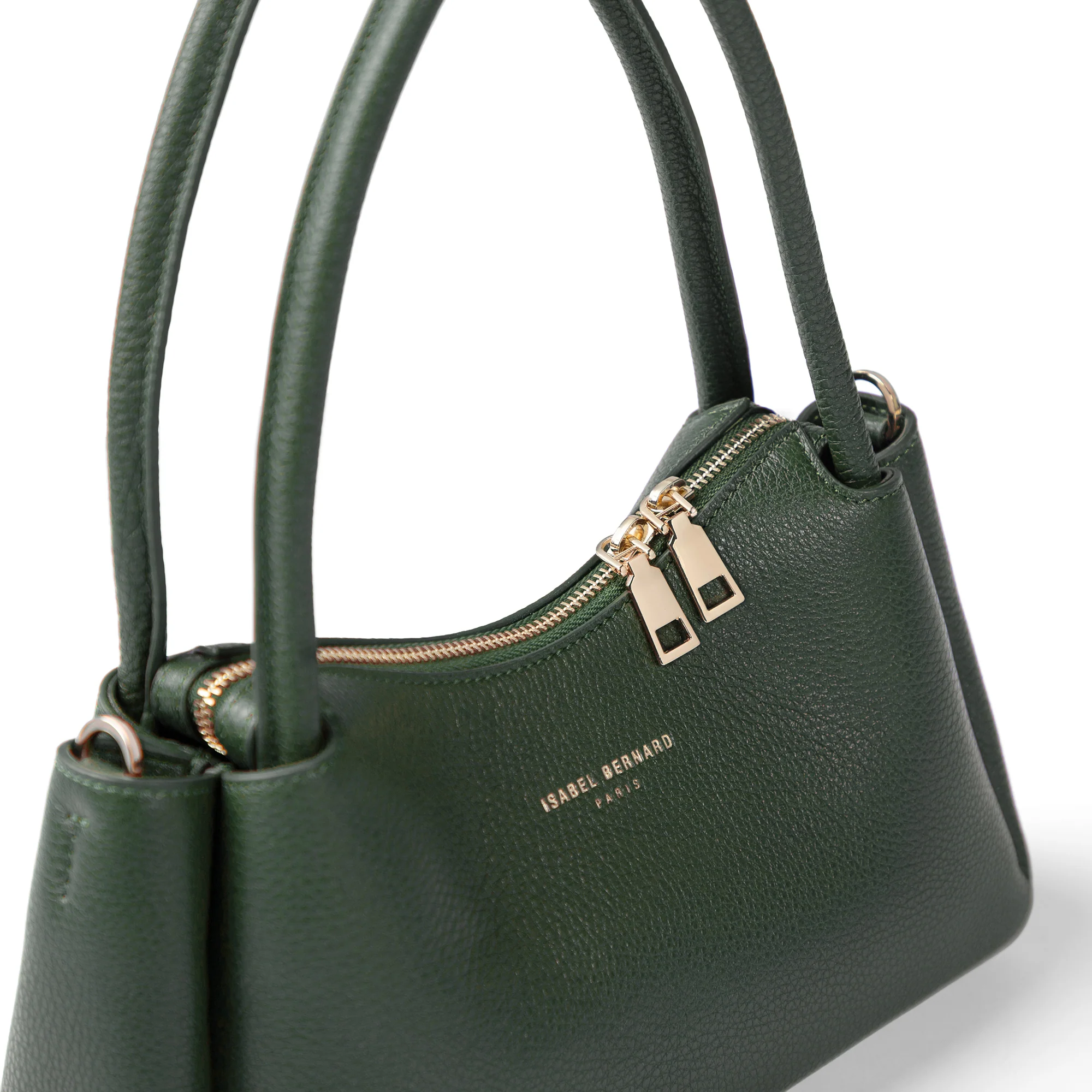 Honoré Eve Dark Green Calfskin Leather handbag - Image 6