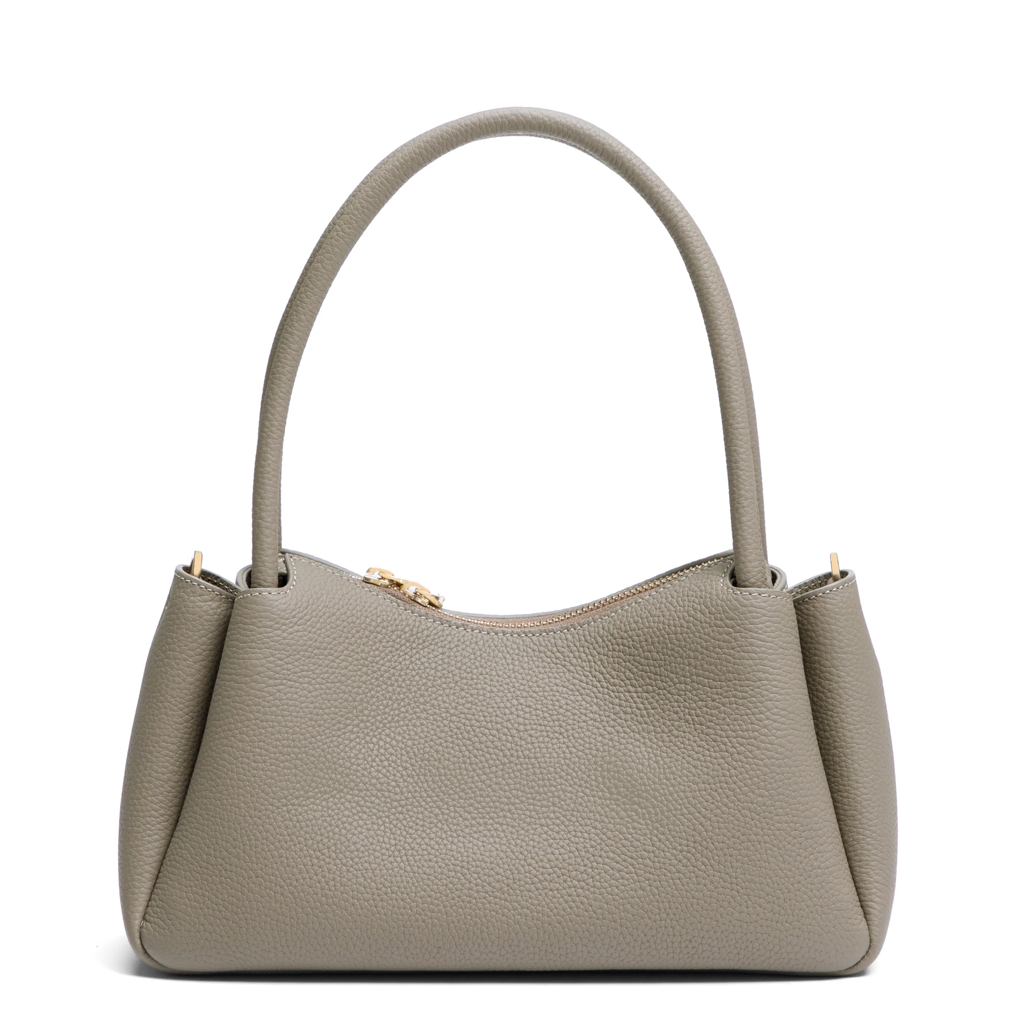 Honoré Eve Taupe Calfskin Leather handbag - Image 5