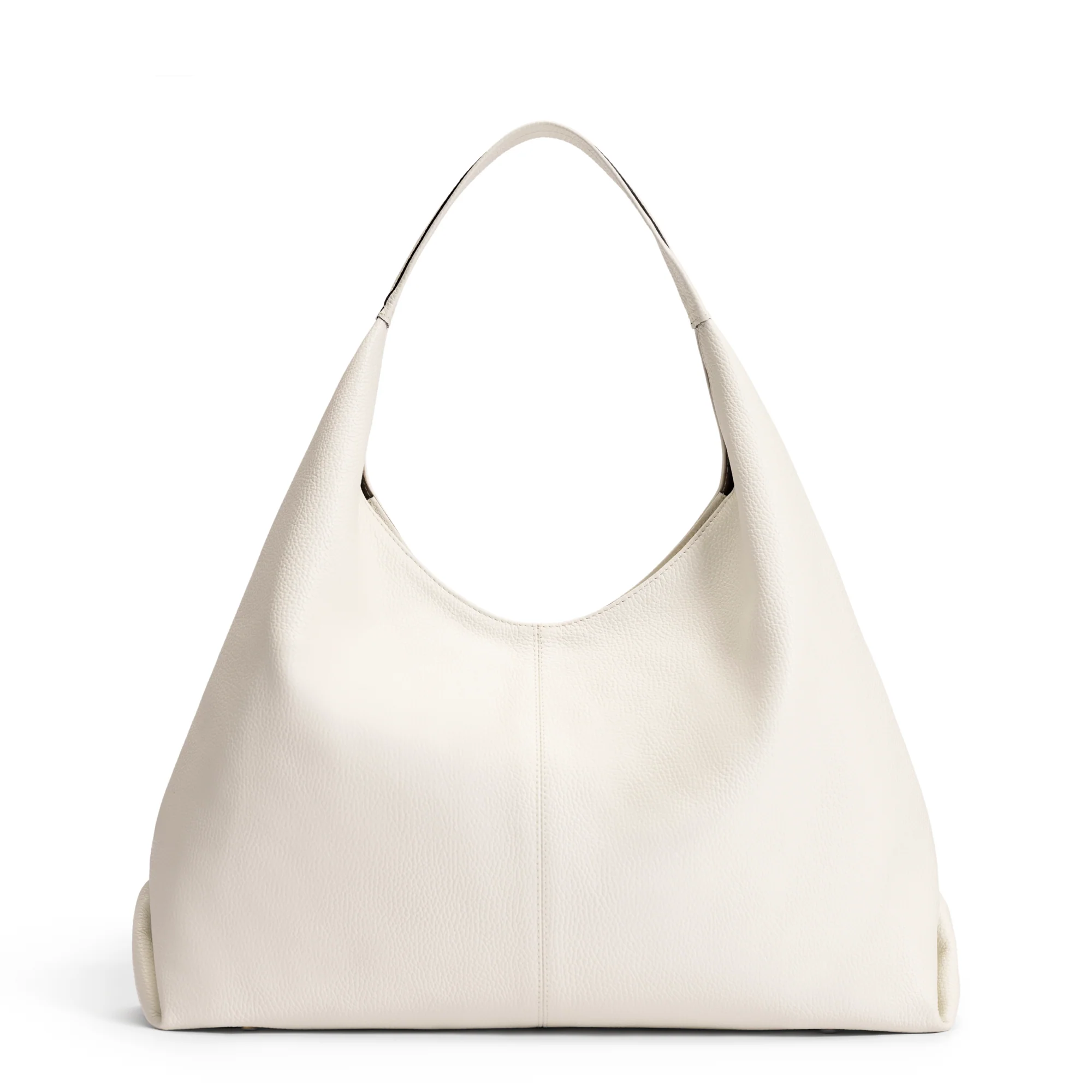 Honoré Grace cream calfskin leather shoulder bag - Image 5