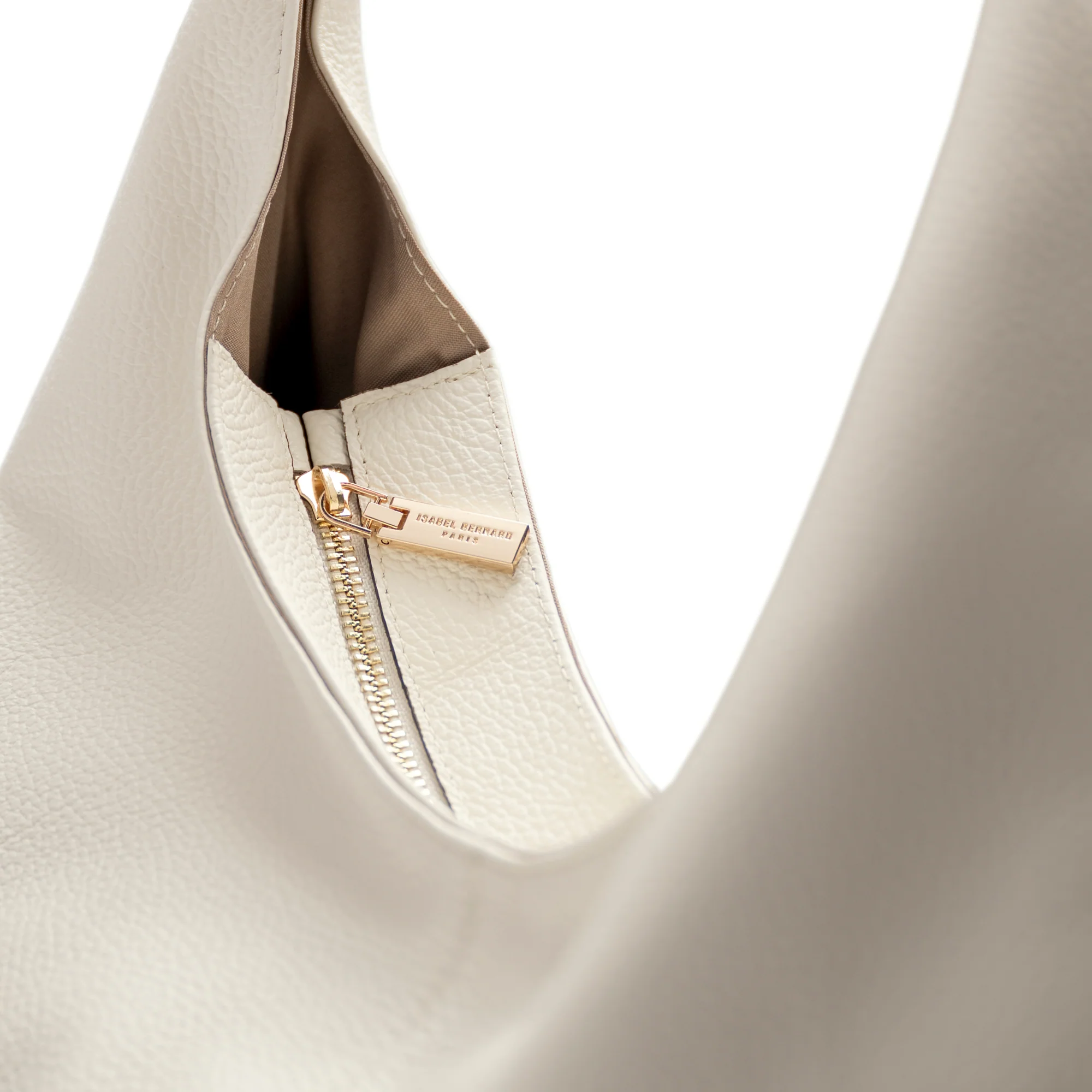Honoré Grace cream calfskin leather shoulder bag - Image 6
