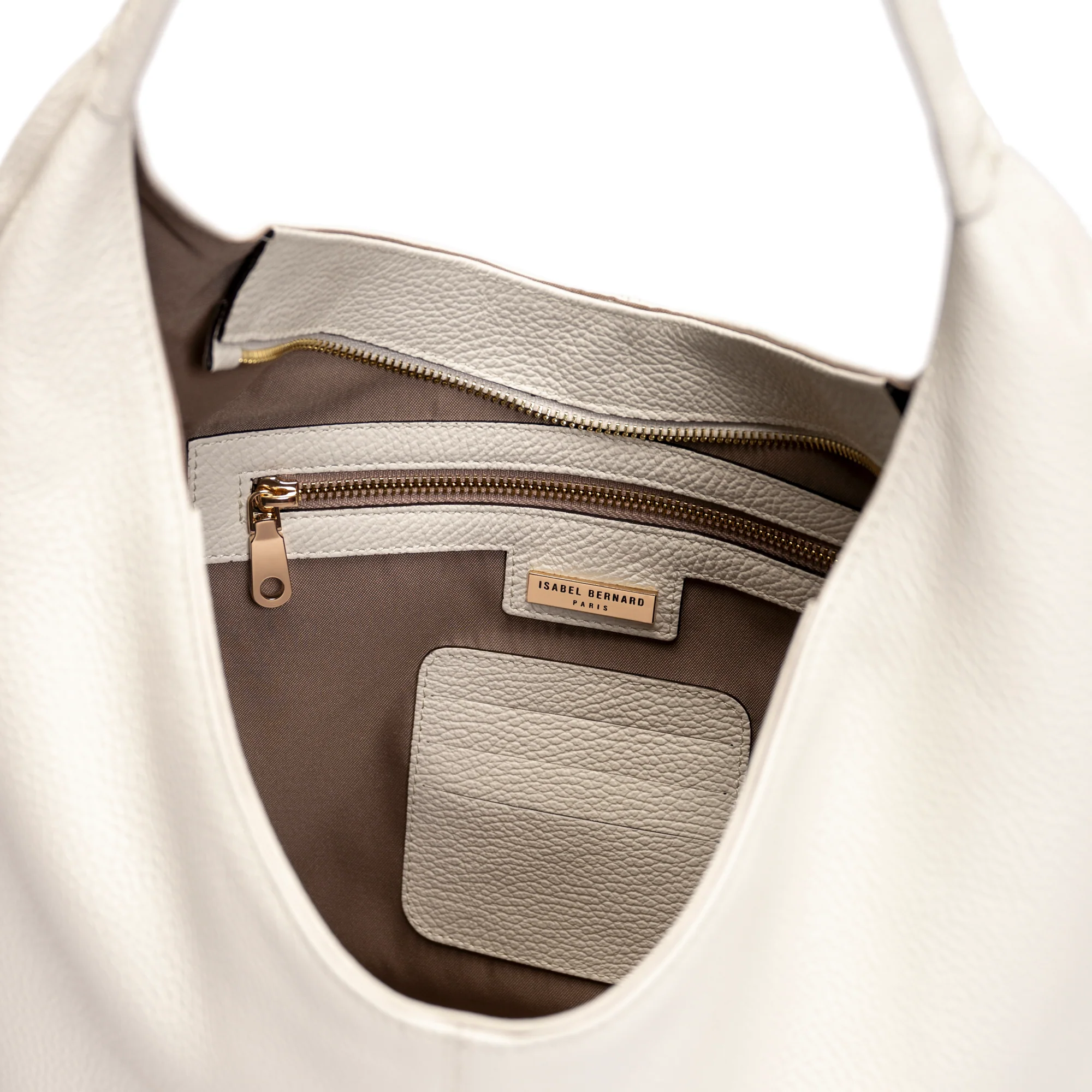 Honoré Grace cream calfskin leather shoulder bag - Image 7