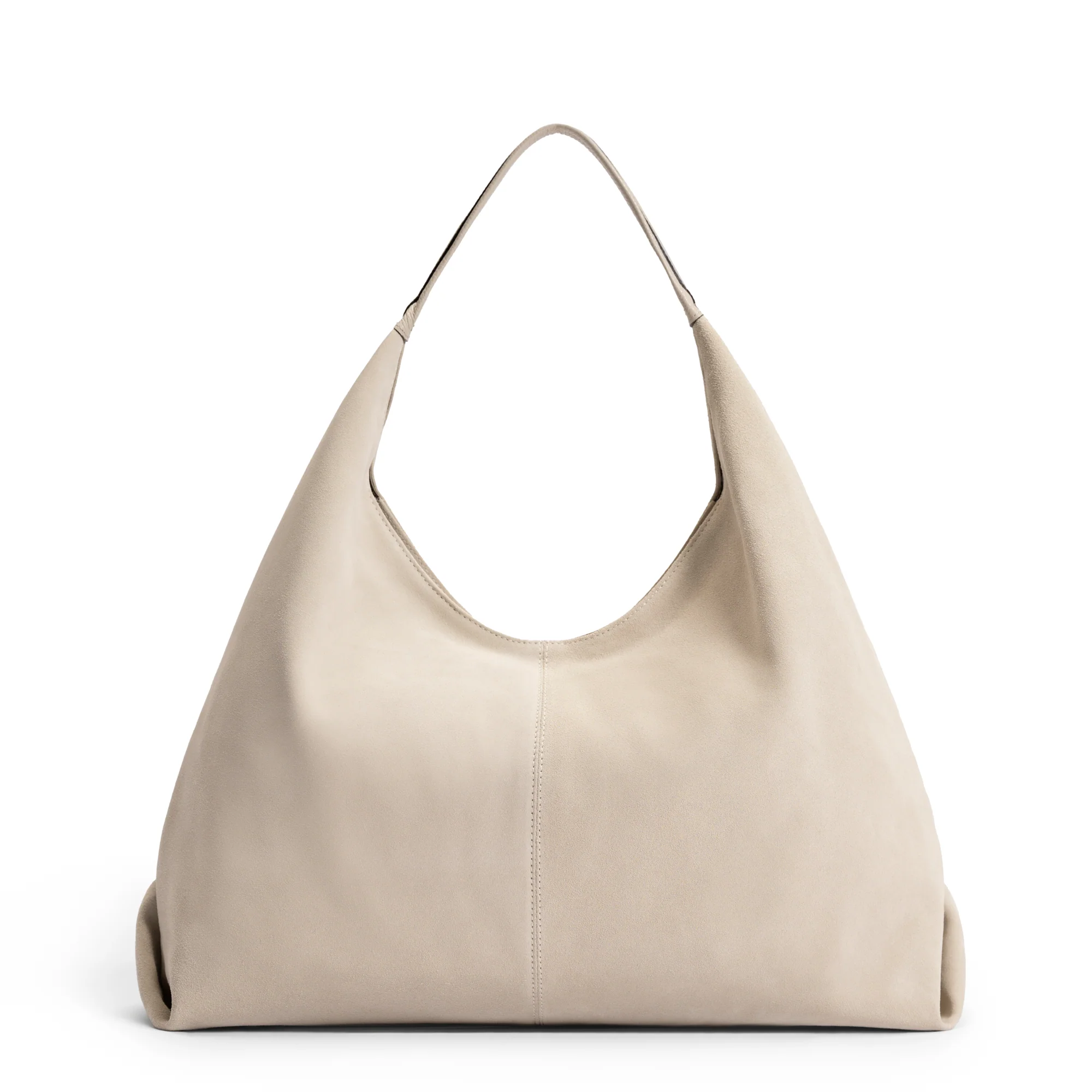 Honoré Grace cream suede shoulder bag - Image 5