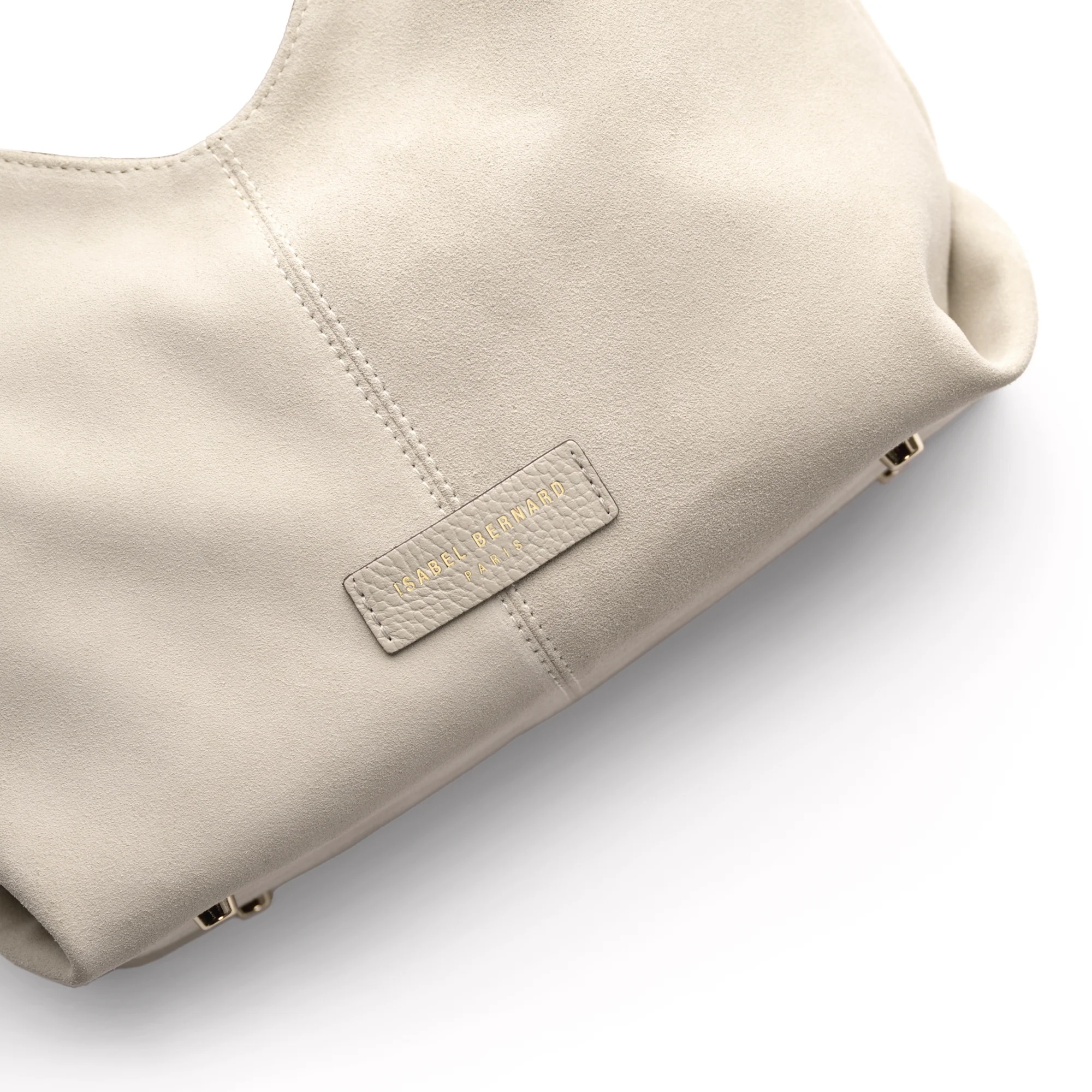Honoré Grace mini cream suede handbag - Image 8