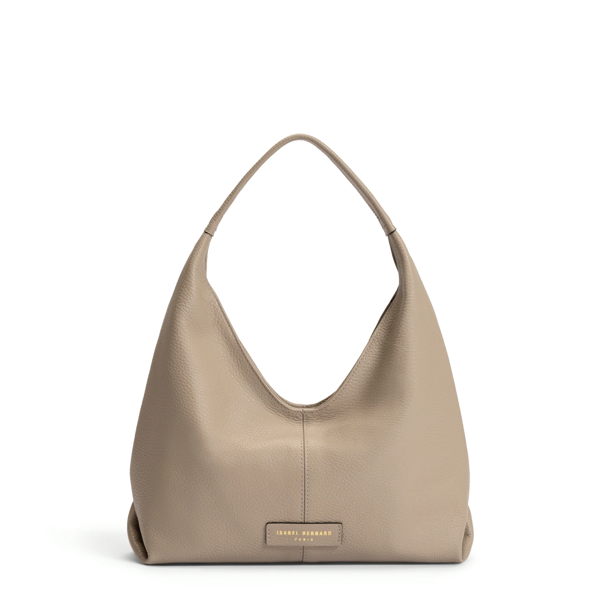 Honoré Grace mini taupe calfskin leather handbag