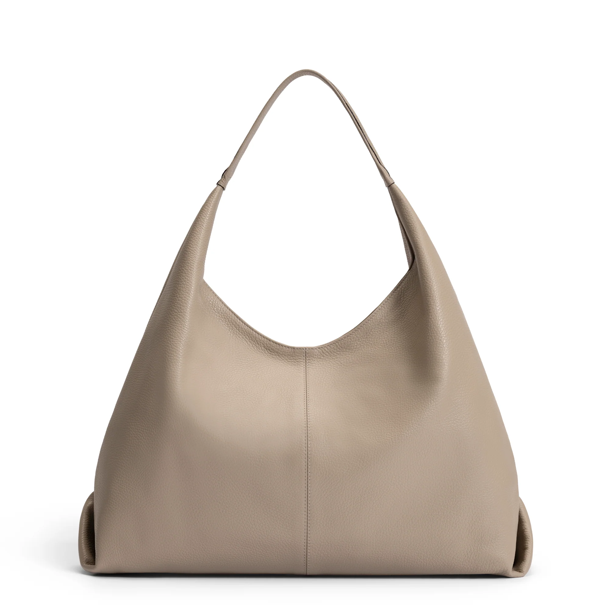 Honoré Grace taupe calfskin leather shoulder bag - Image 5