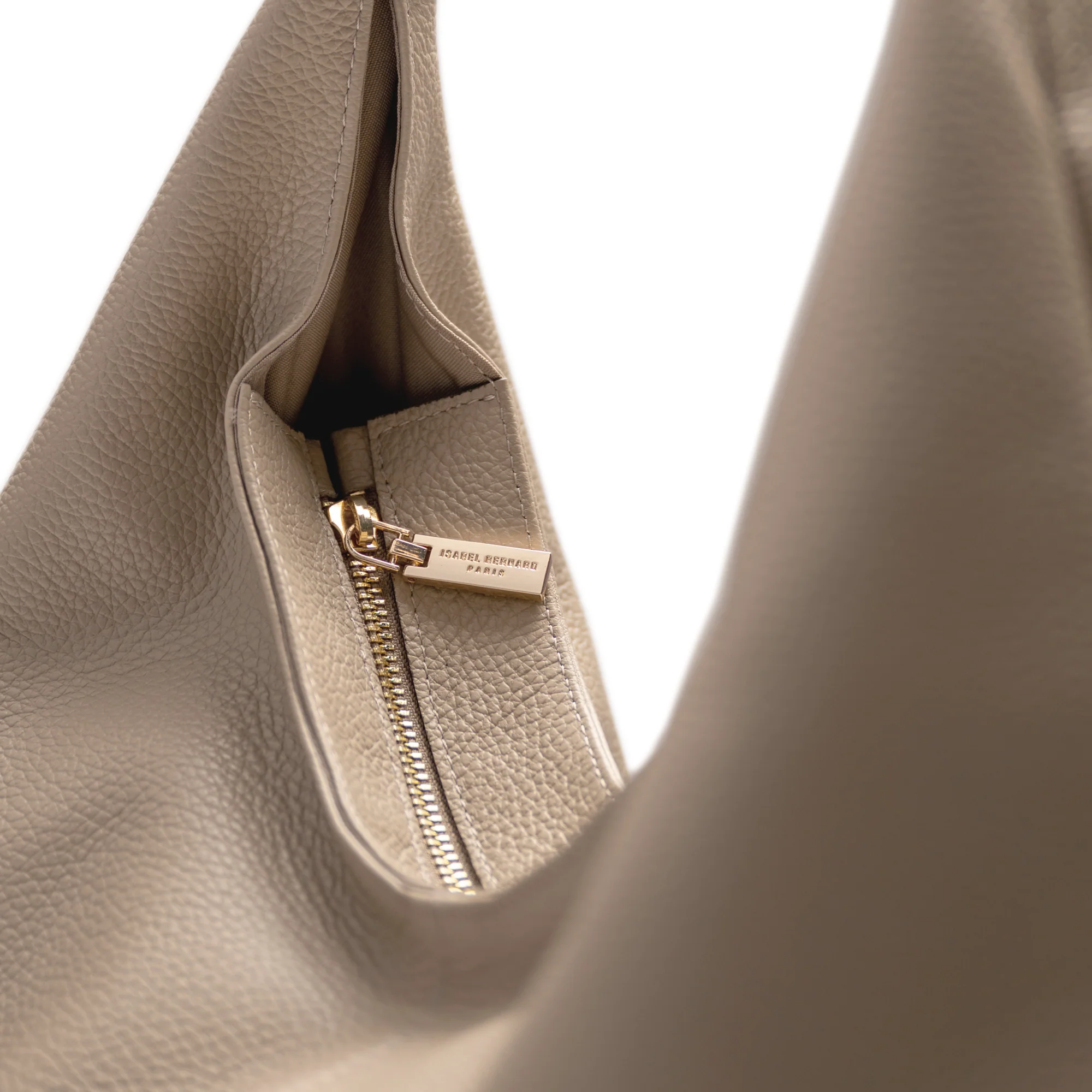 Honoré Grace taupe calfskin leather shoulder bag - Image 6