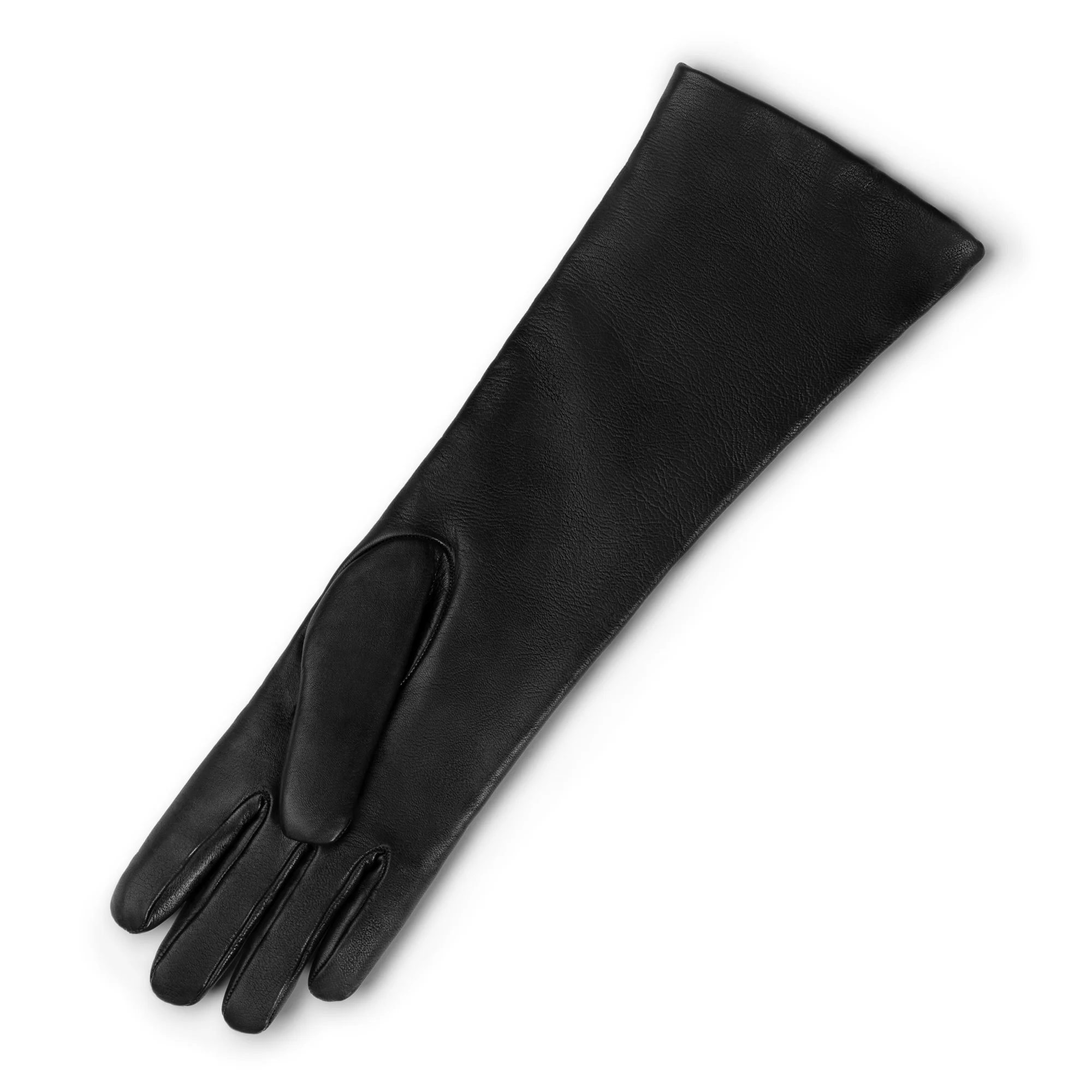 Honoré Ines black goatskin leather gloves - Image 4