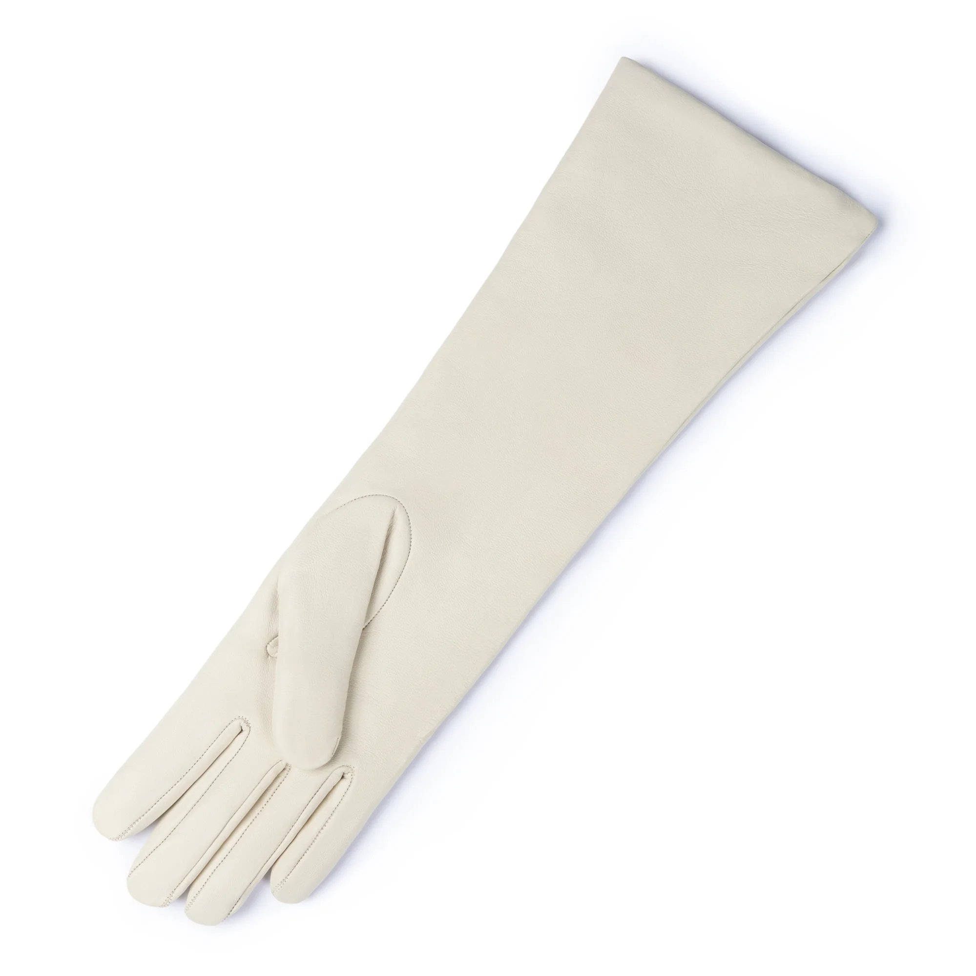 Honoré Ines cream goatskin leather gloves - Image 4