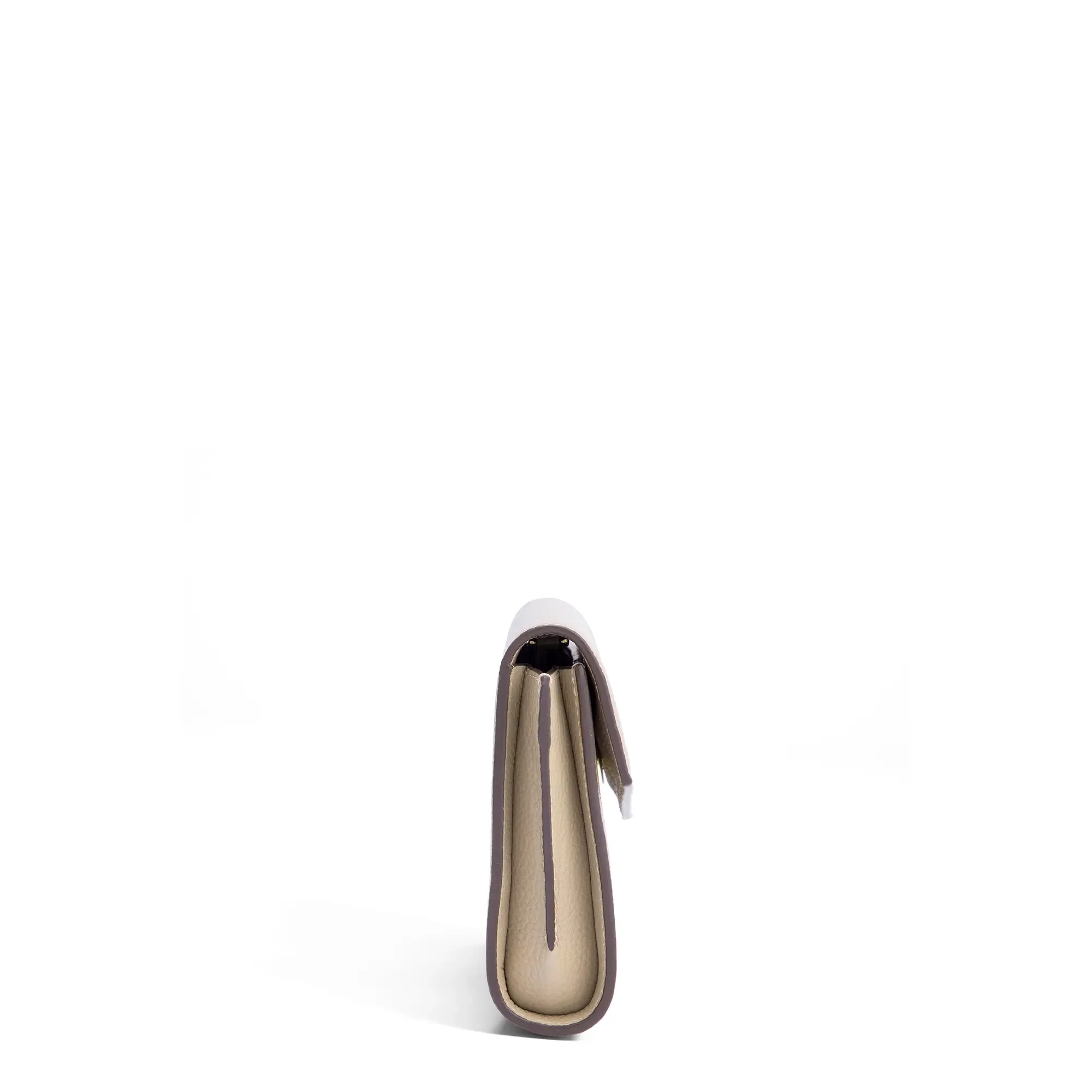 Honoré Lina Beige Clutch With Detachable Shoulder Chain - Image 6