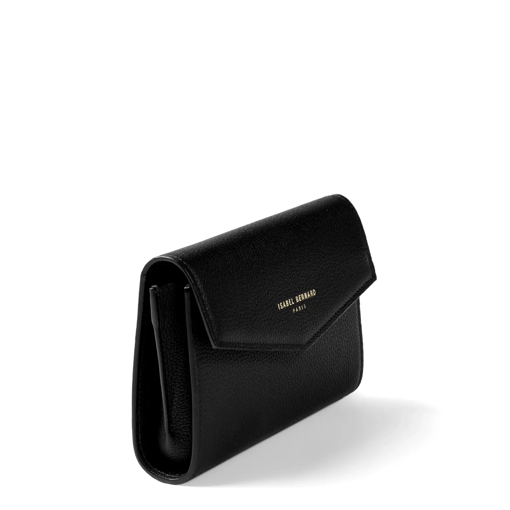 Honoré Lina Black Clutch With Detachable Shoulder Chain - Image 4