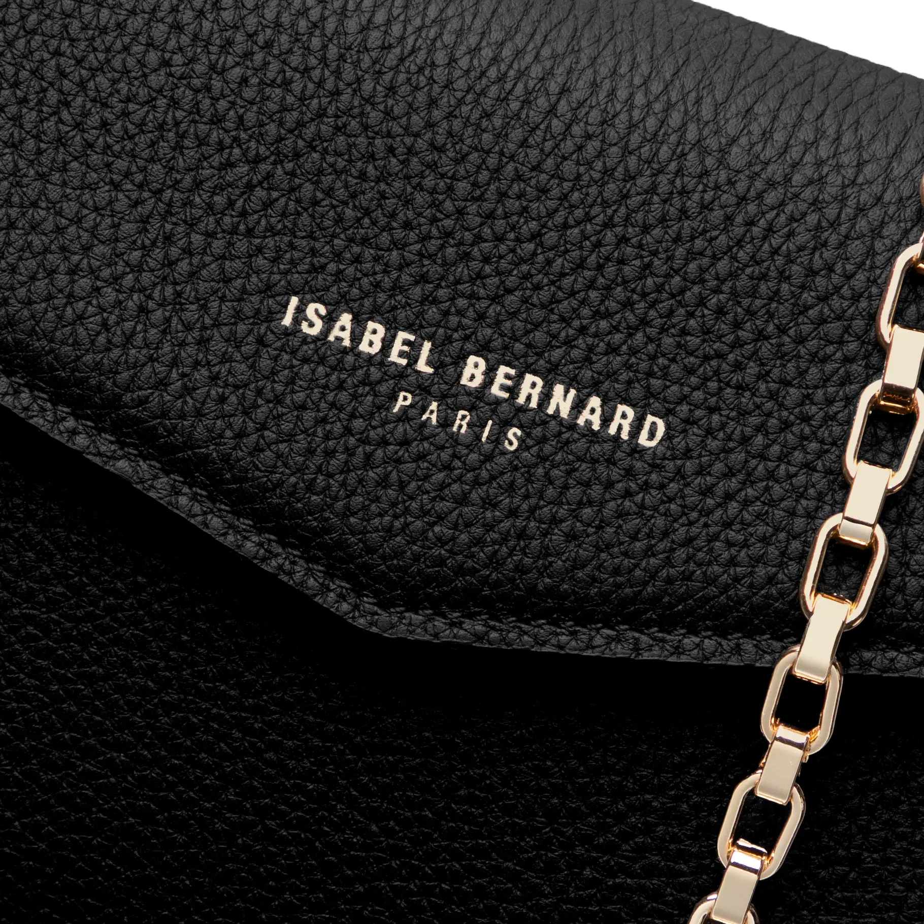 Honoré Lina Black Clutch With Detachable Shoulder Chain - Image 6