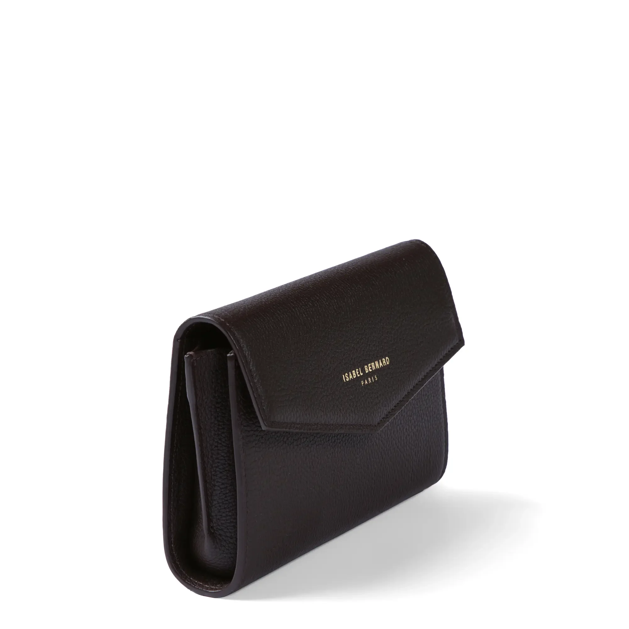 Honoré Lina Dark Brown Clutch With Detachable Shoulder Chain - Image 5