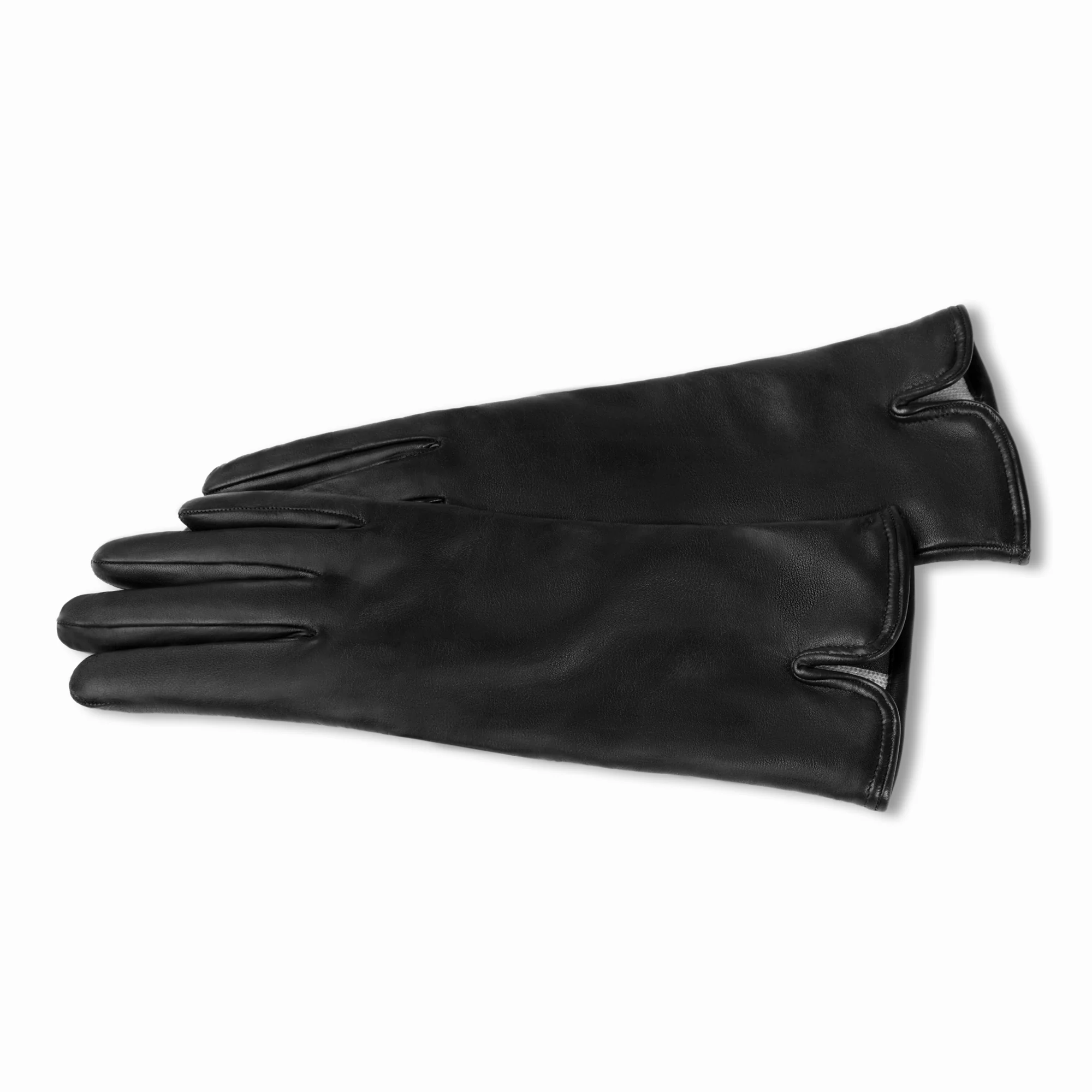 Honoré Sylvie black goatskin leather gloves - Image 5