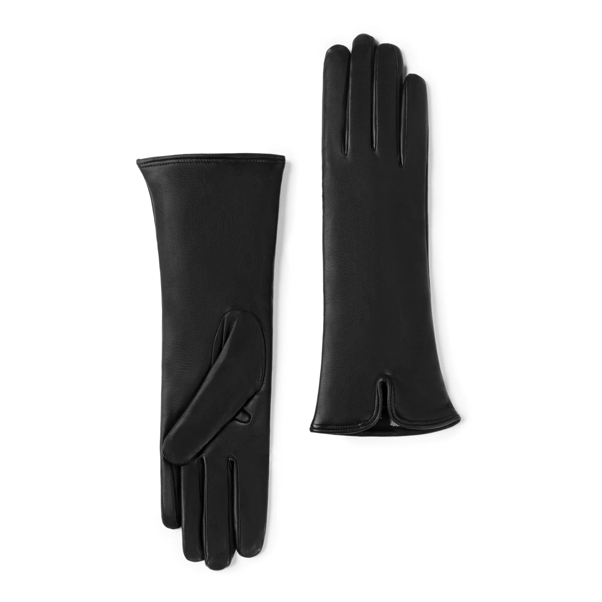 Honoré Sylvie black goatskin leather gloves - Image 7