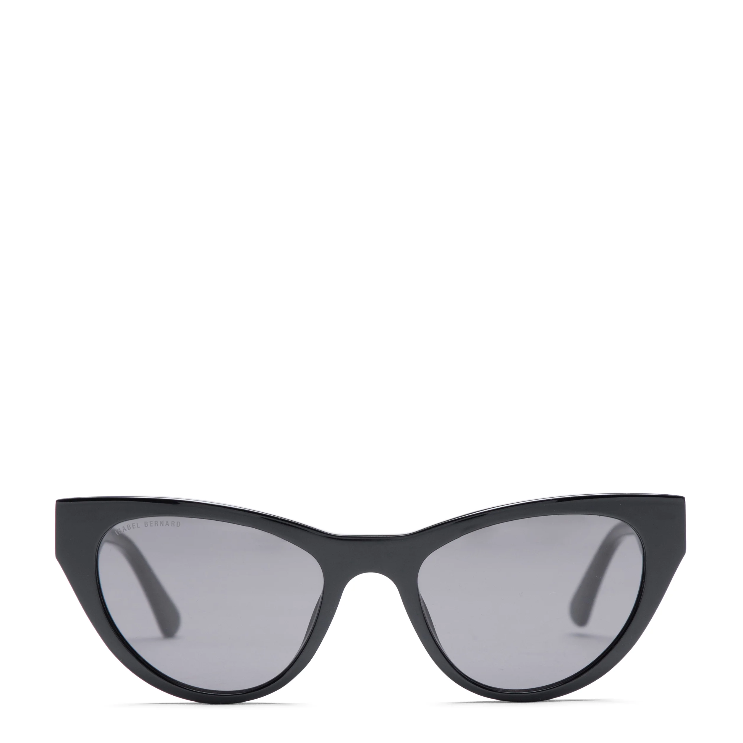 La Villette Lucie black cat eye sunglasses with black lenses - Image 4